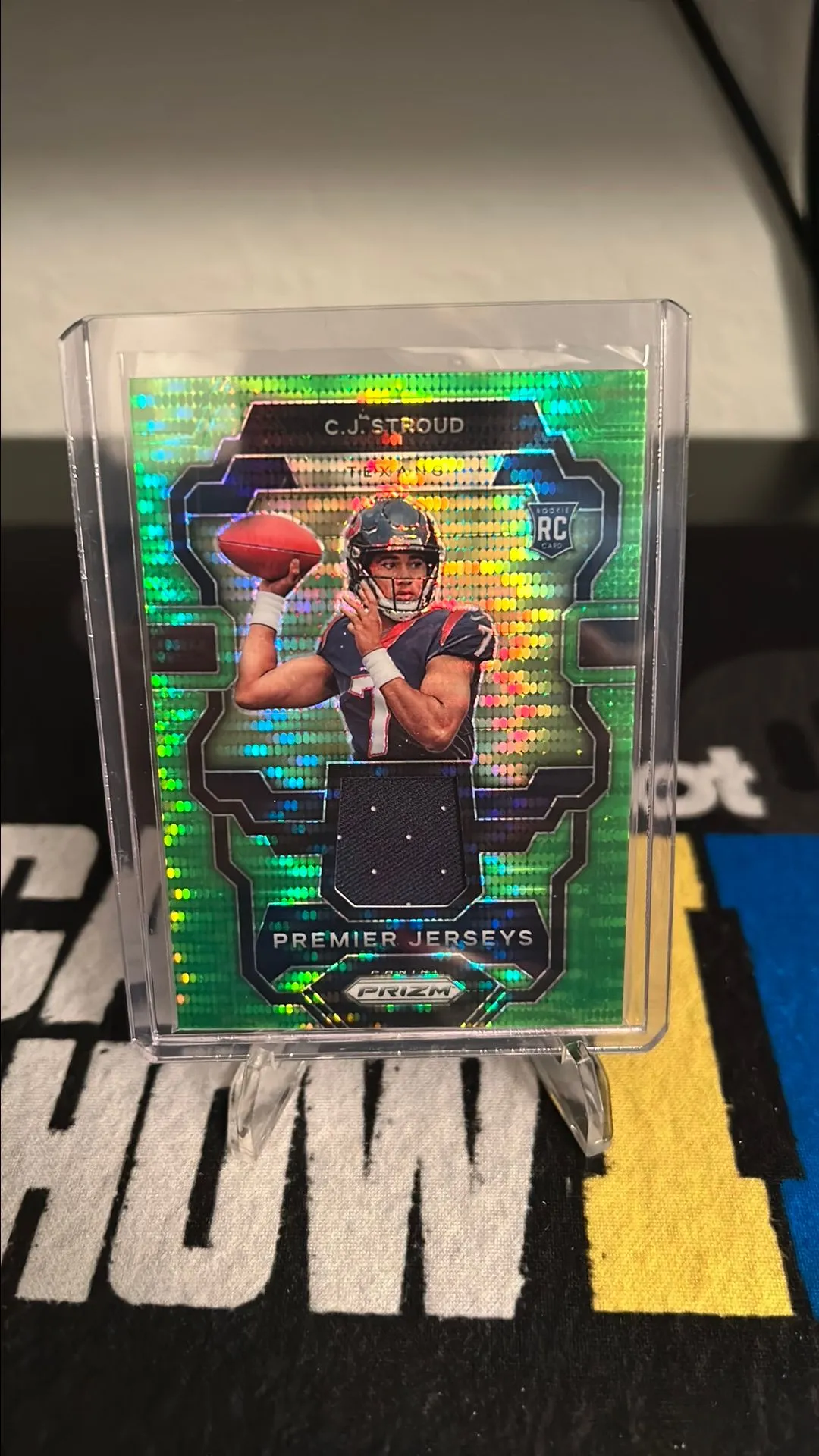Product image for Cj Stroud green pulsar jersey RC