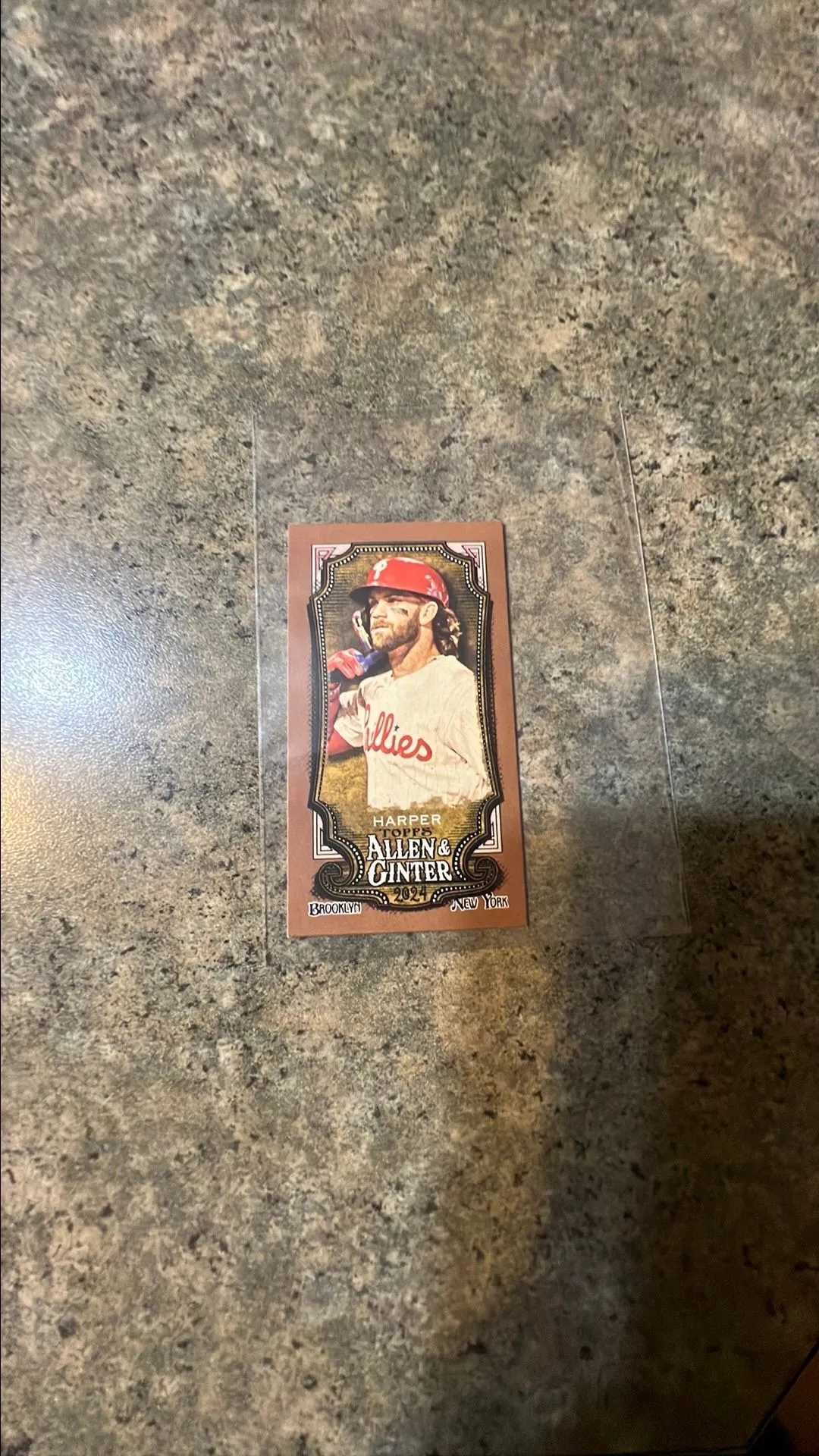 Product image for Topps 2024 Bruce Harper Gold Border mini