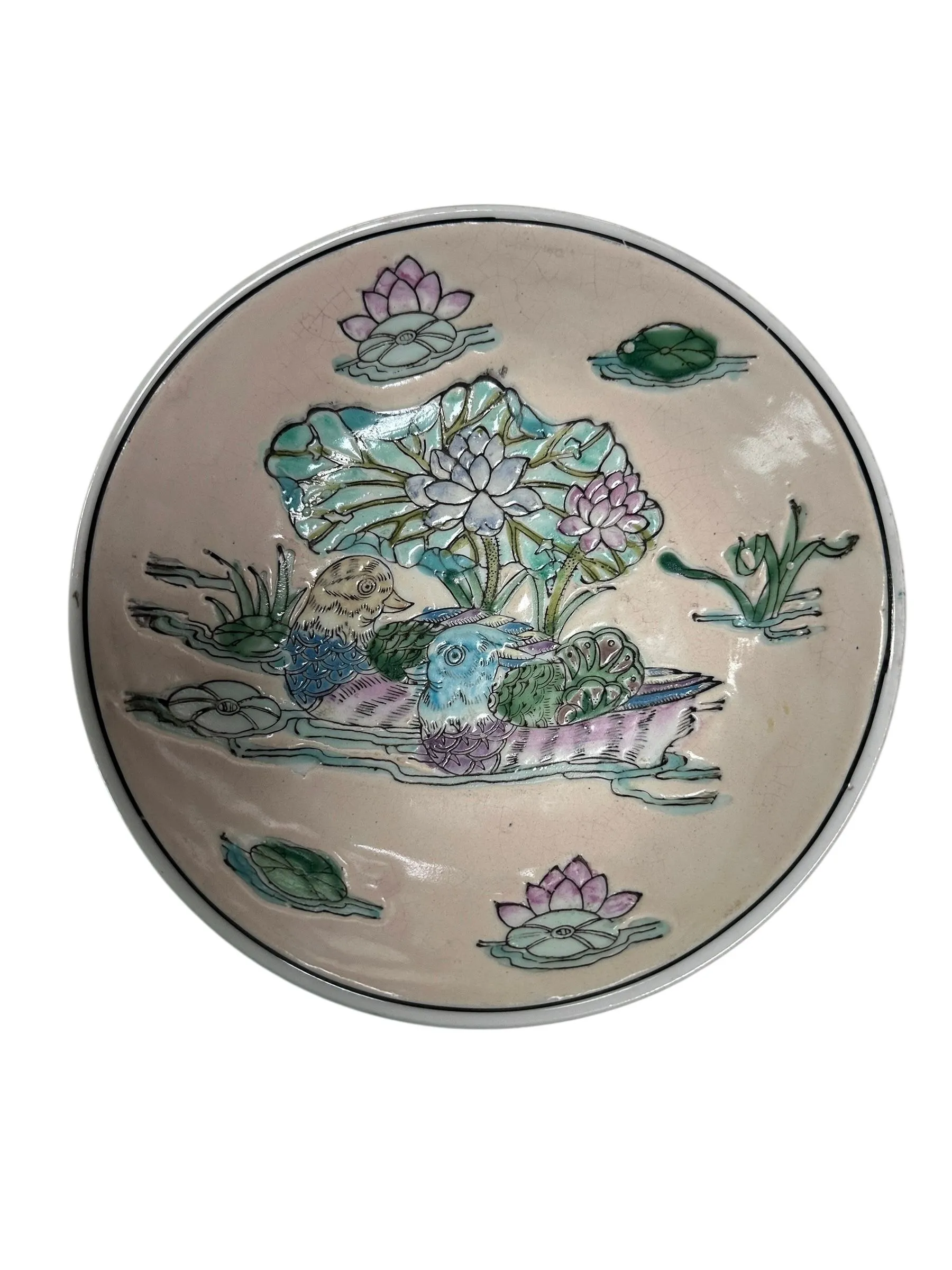 Product image for #211 Vintage chinoiserie Duck bowl