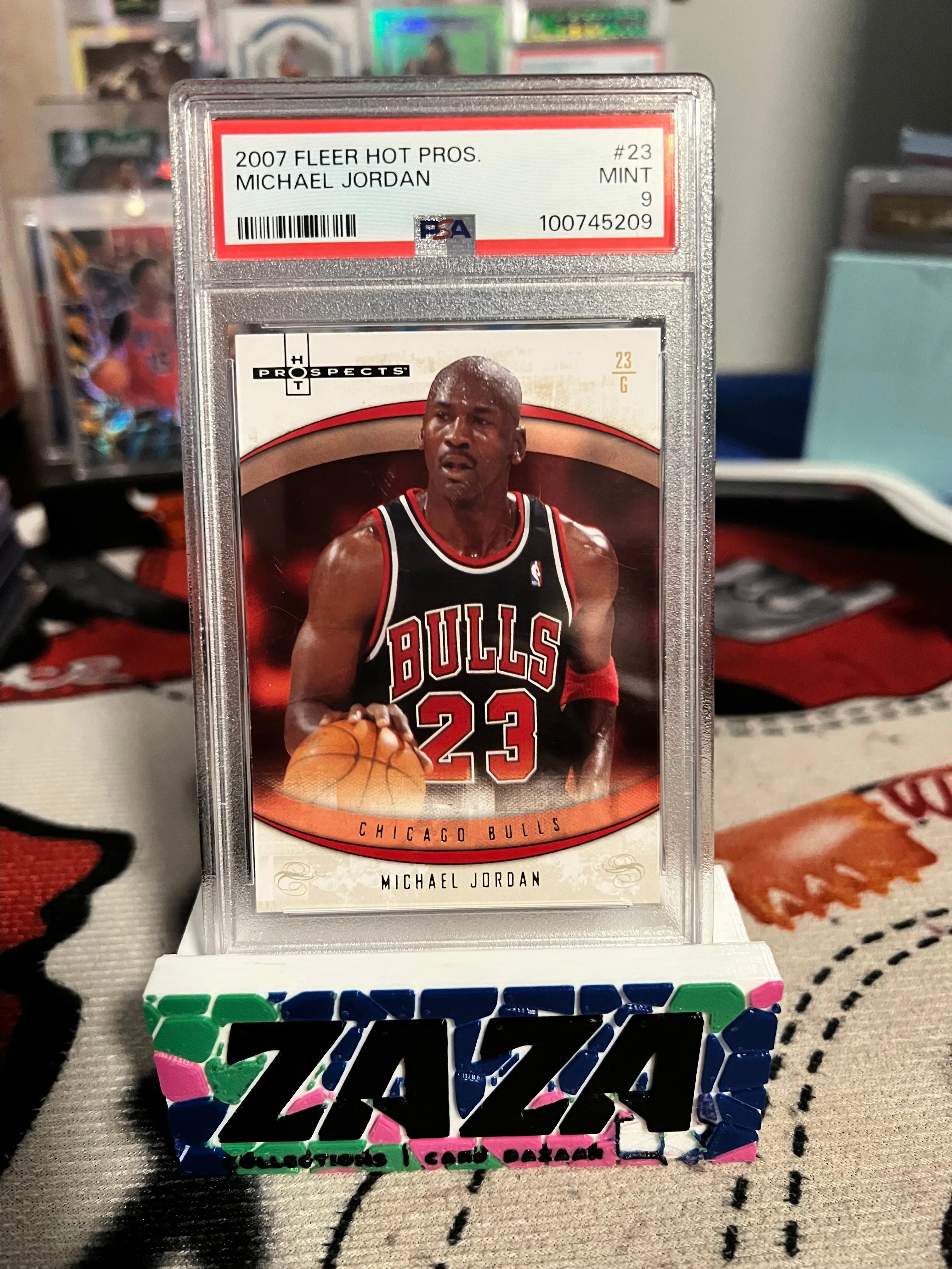 Product image for 2007 Fleer Michael Jordan Hot Prospects #23 PSA Mint 9!