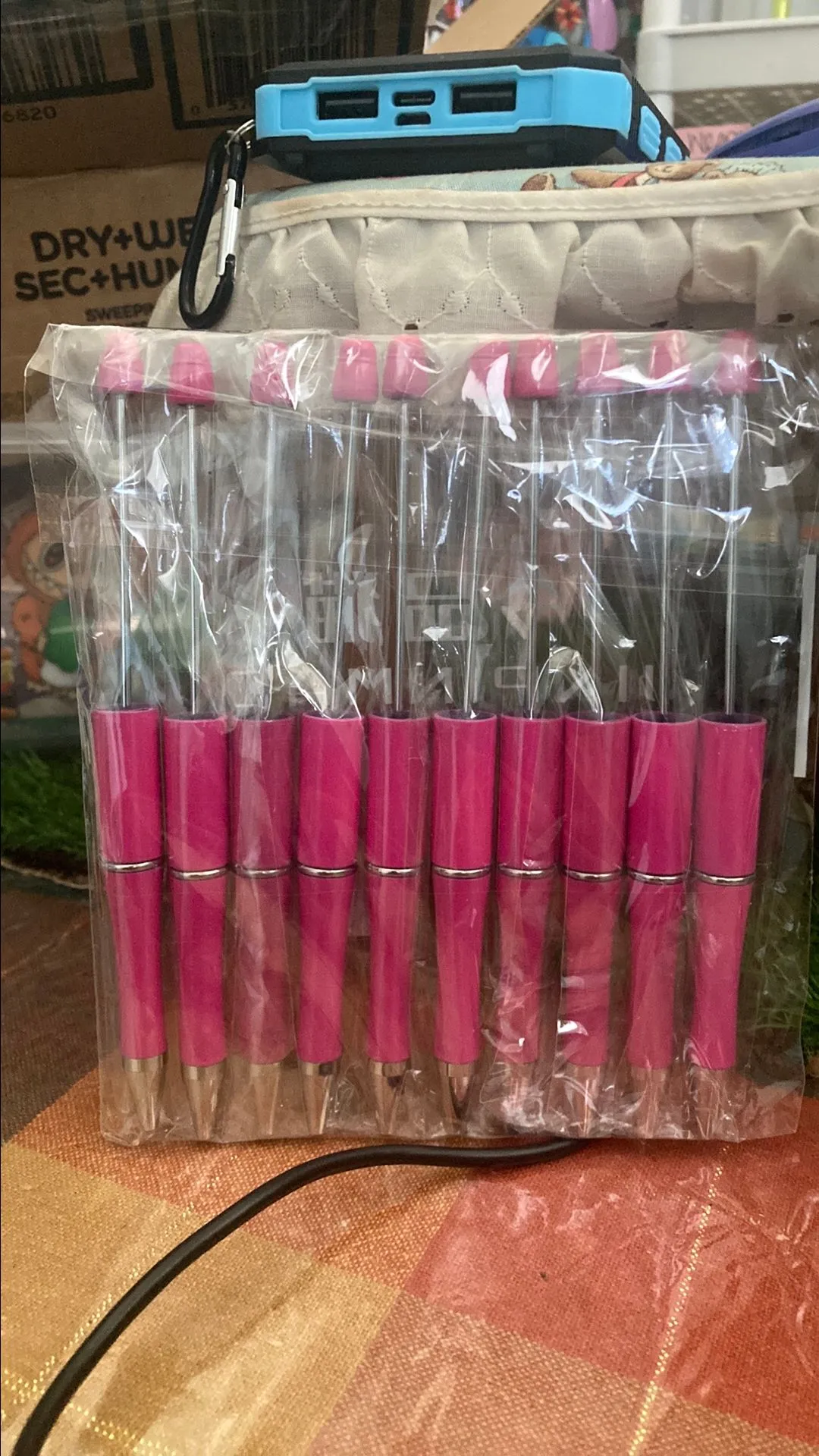 Product image for Pink Beadable Pen 2/$1