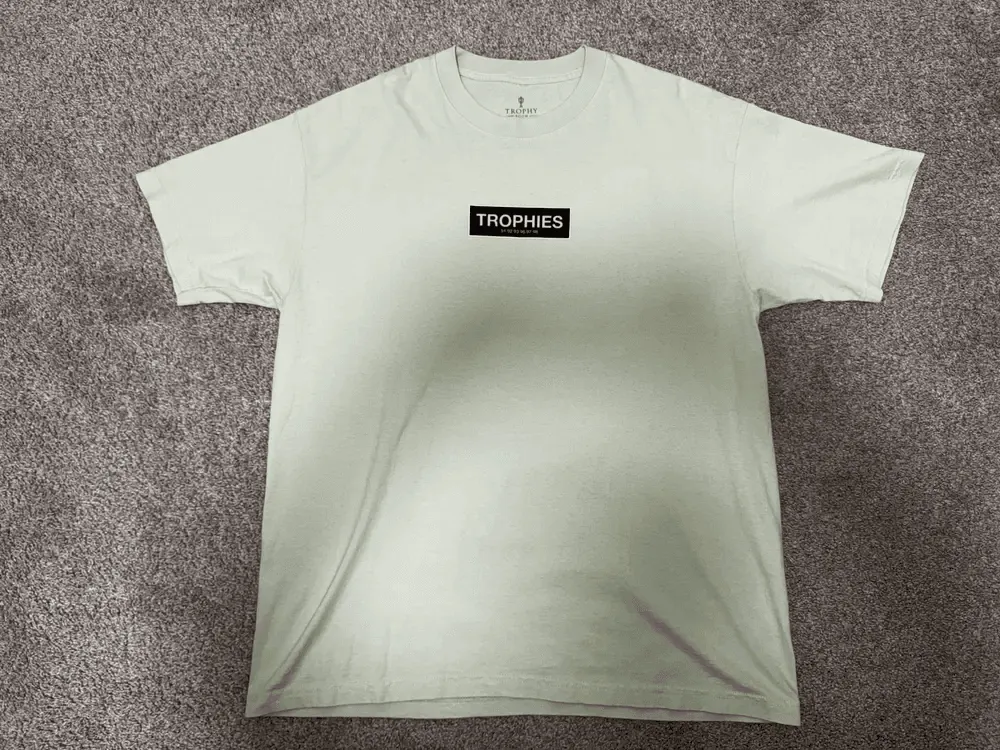 Product image for Trophy Room Trophies Box Logo T-Shirt | Size XL |  23.5 x 30