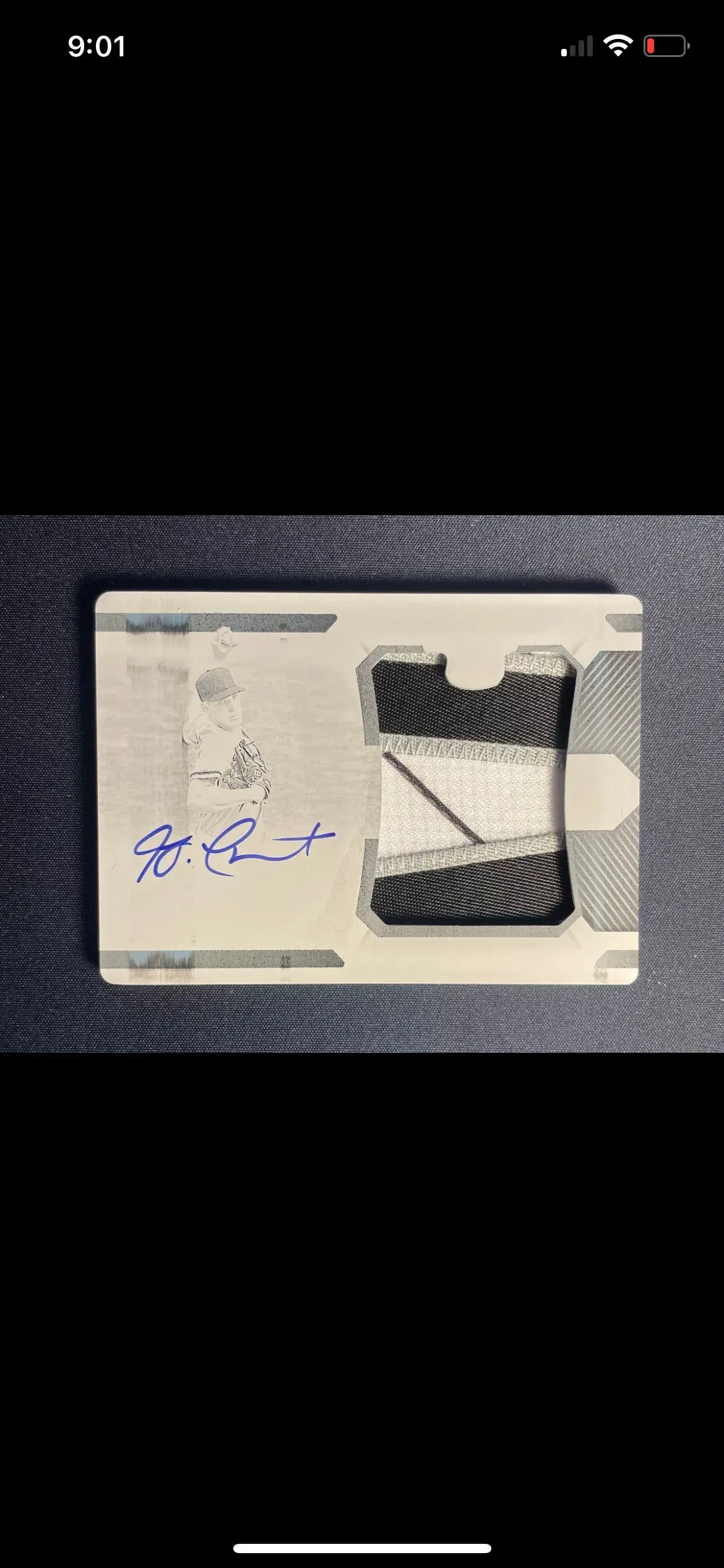 Product image for 2021 Garrett Crochet 1/1 National Treasures Rookie Patch Auto