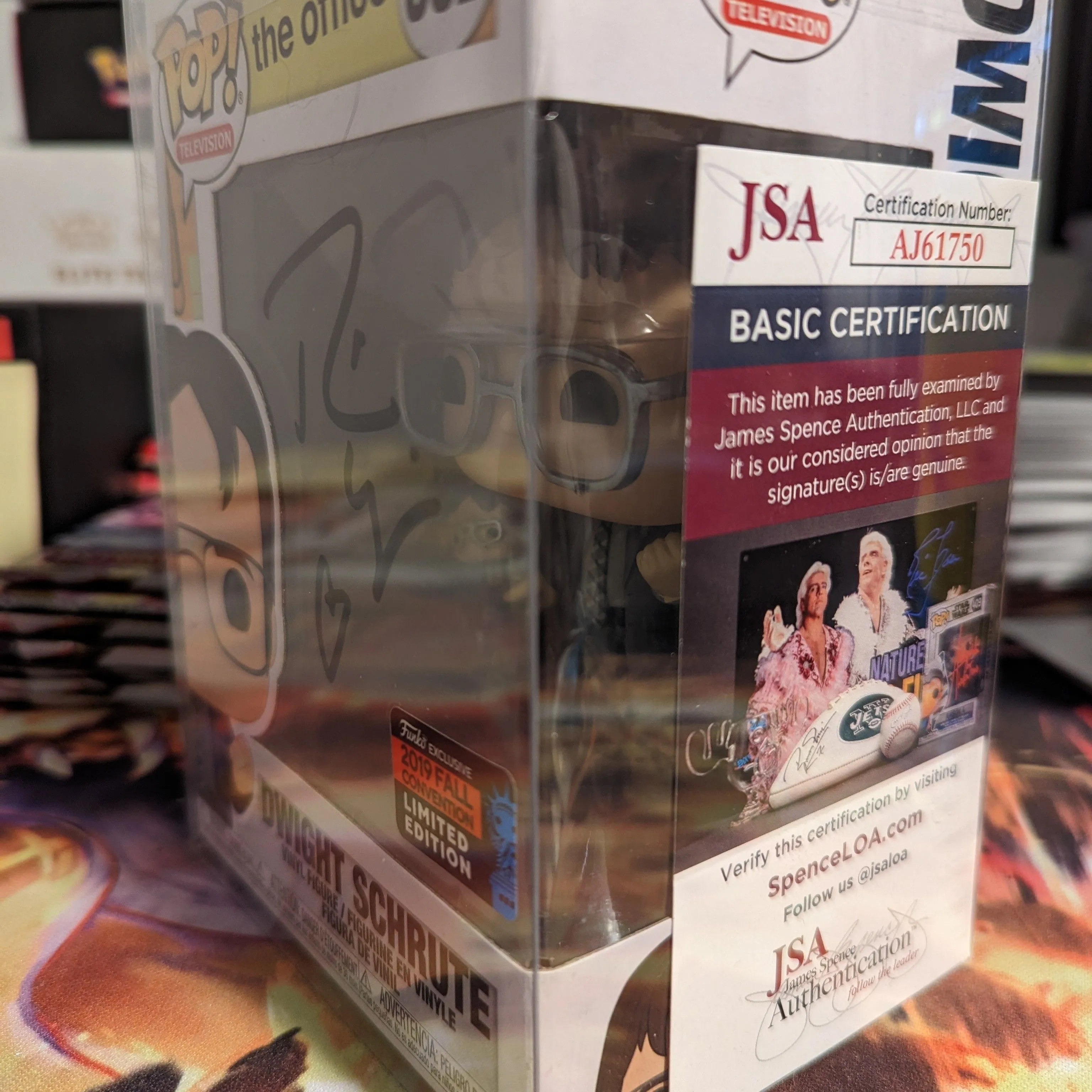 Product image for Autograph Dwight 882 Limited edition W/ JSA