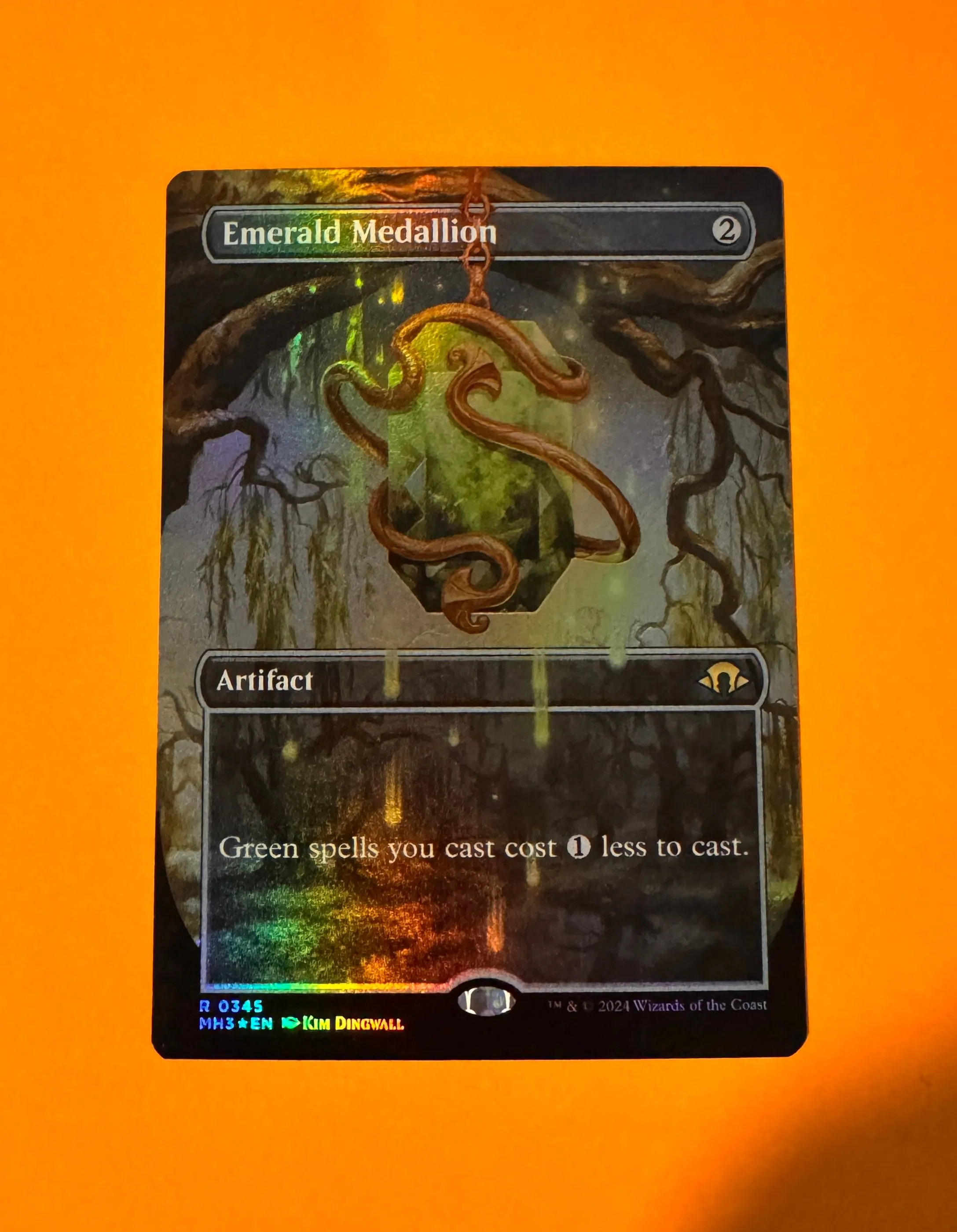 Product image for #0345 Emerald Medallion (FOIL)