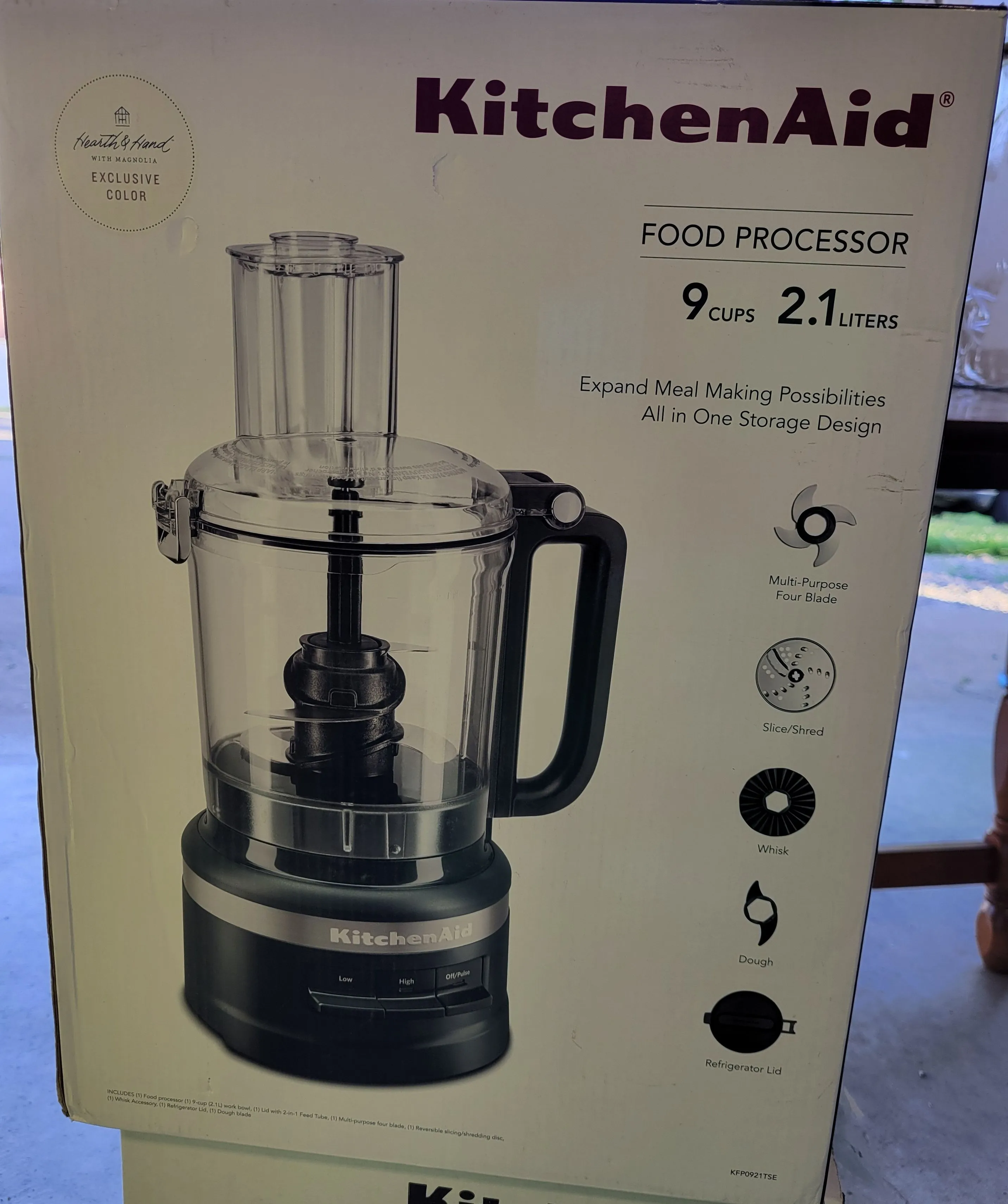 Product image for KitchenAid 9 cup food processor