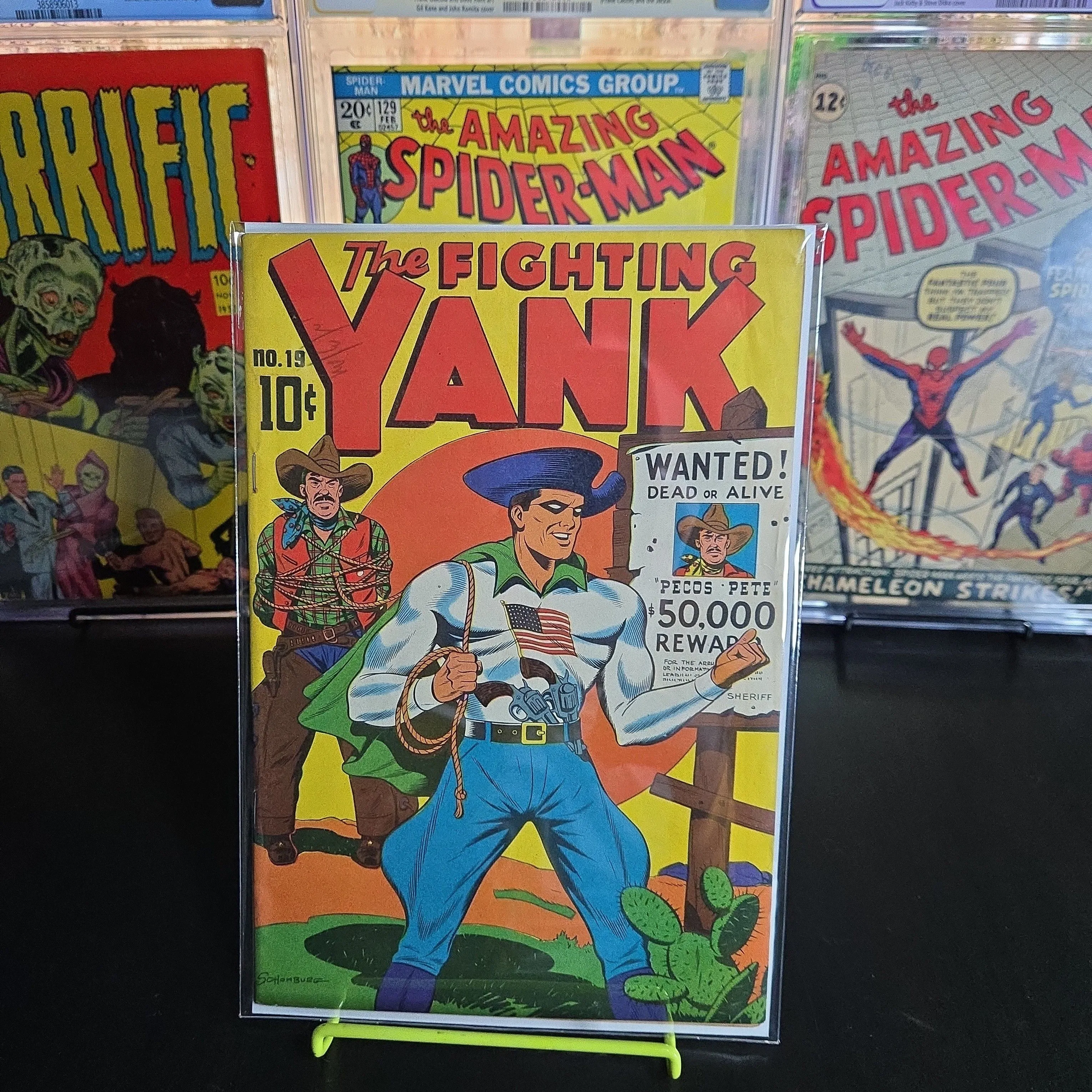 Product image for Fighting Yank #19 (1946) Classic Schomberg Cover