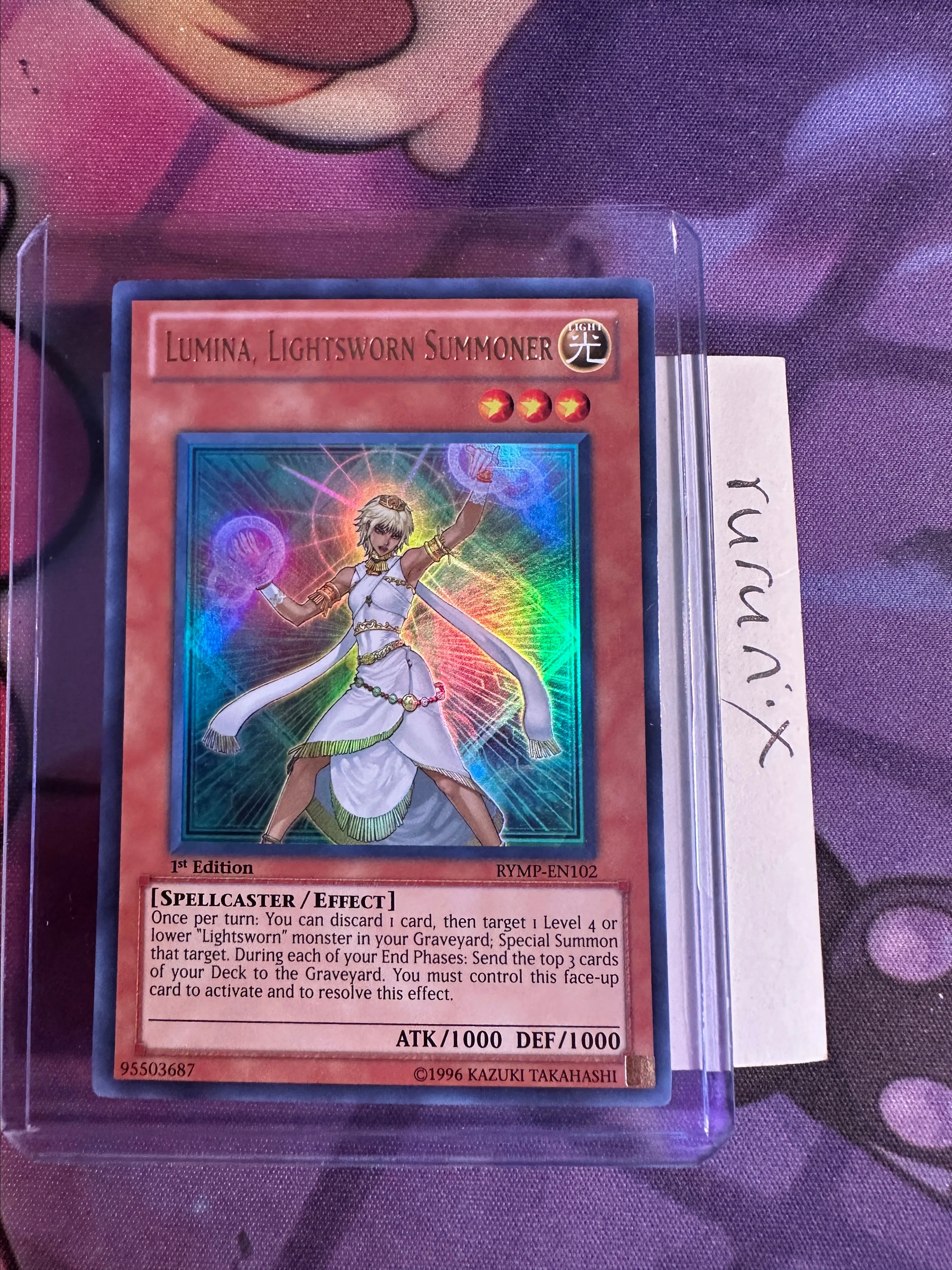 Yugioh 1st Edition Lumina Lightsworn Summoner RYMP-EN102 Ultra Rare Ra  Yellow Mega Pack (RYMP)  Whatnot: Shop, Sell, Connect