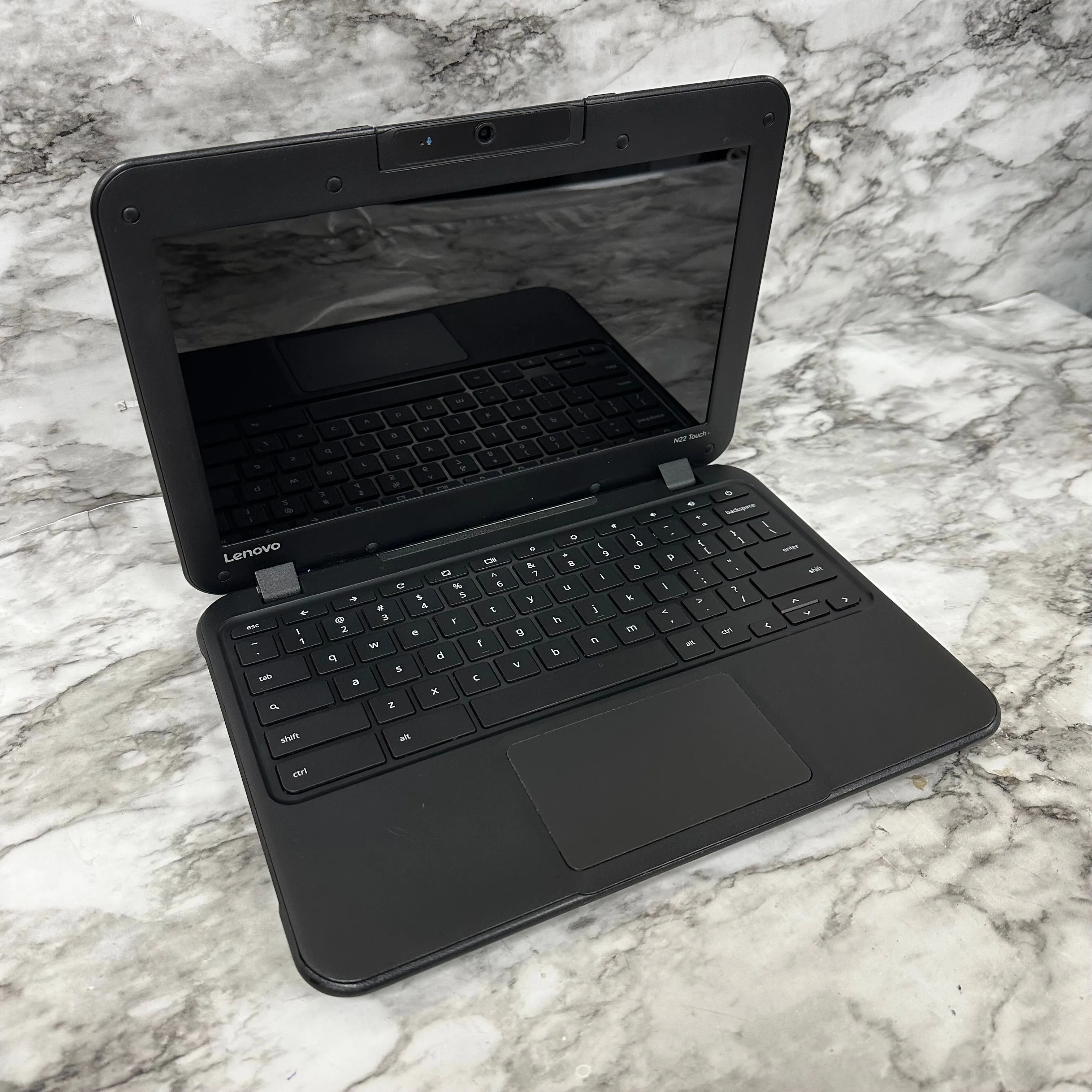 Product image for Lenovo N23 touchscreen with charger.