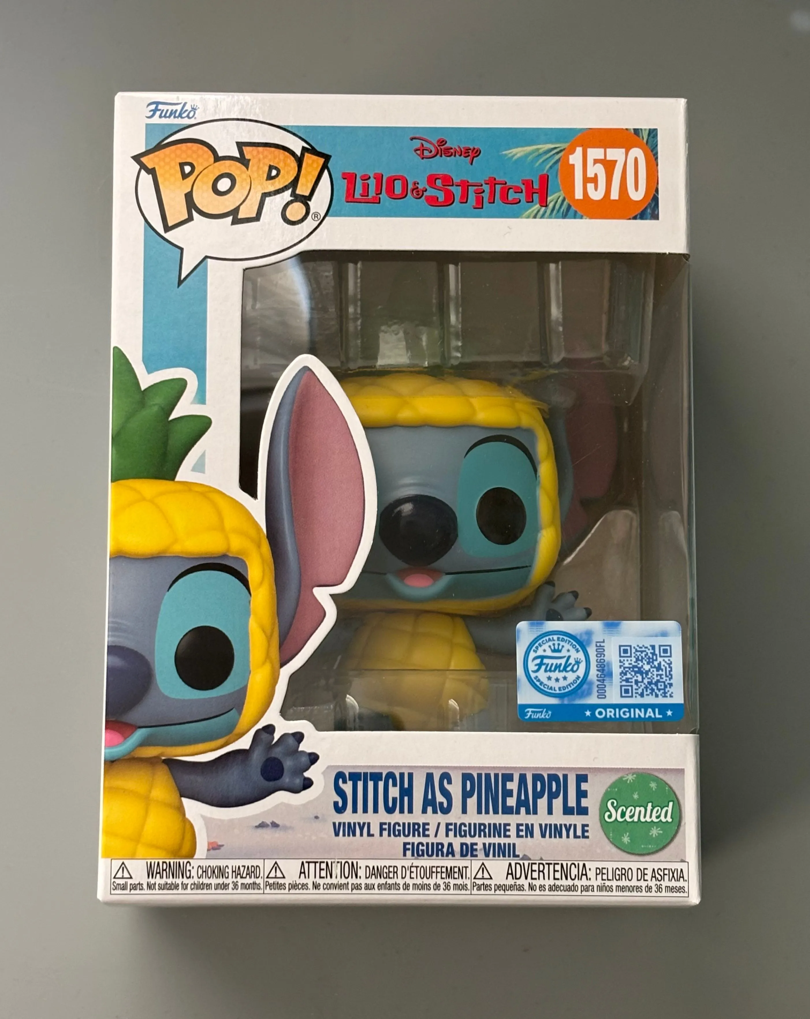Product image for LILO AND STITCH : STITCH AS PINEAPPLE 1570 - FUNKO POP LIMITED EDITION SCENTED