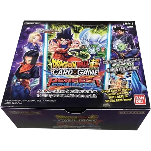 Image du produit pour Dragon Ball Super Card Game – Display 24 Boosters B23 ZS06 – Perfect Combination FR