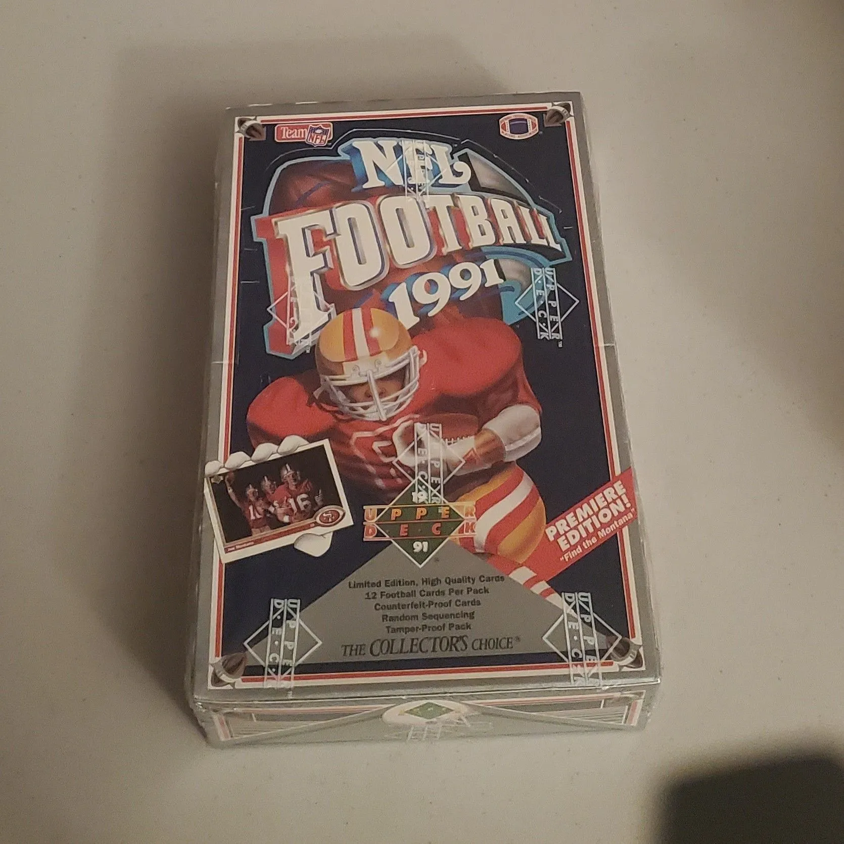 Product image for 1991 Upper Deck Football Box