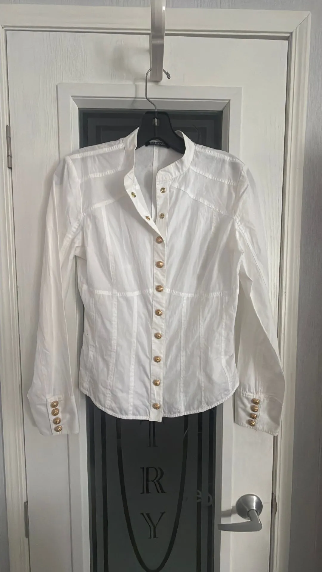 Product image for Mint white blouse BALMAIN Paris small