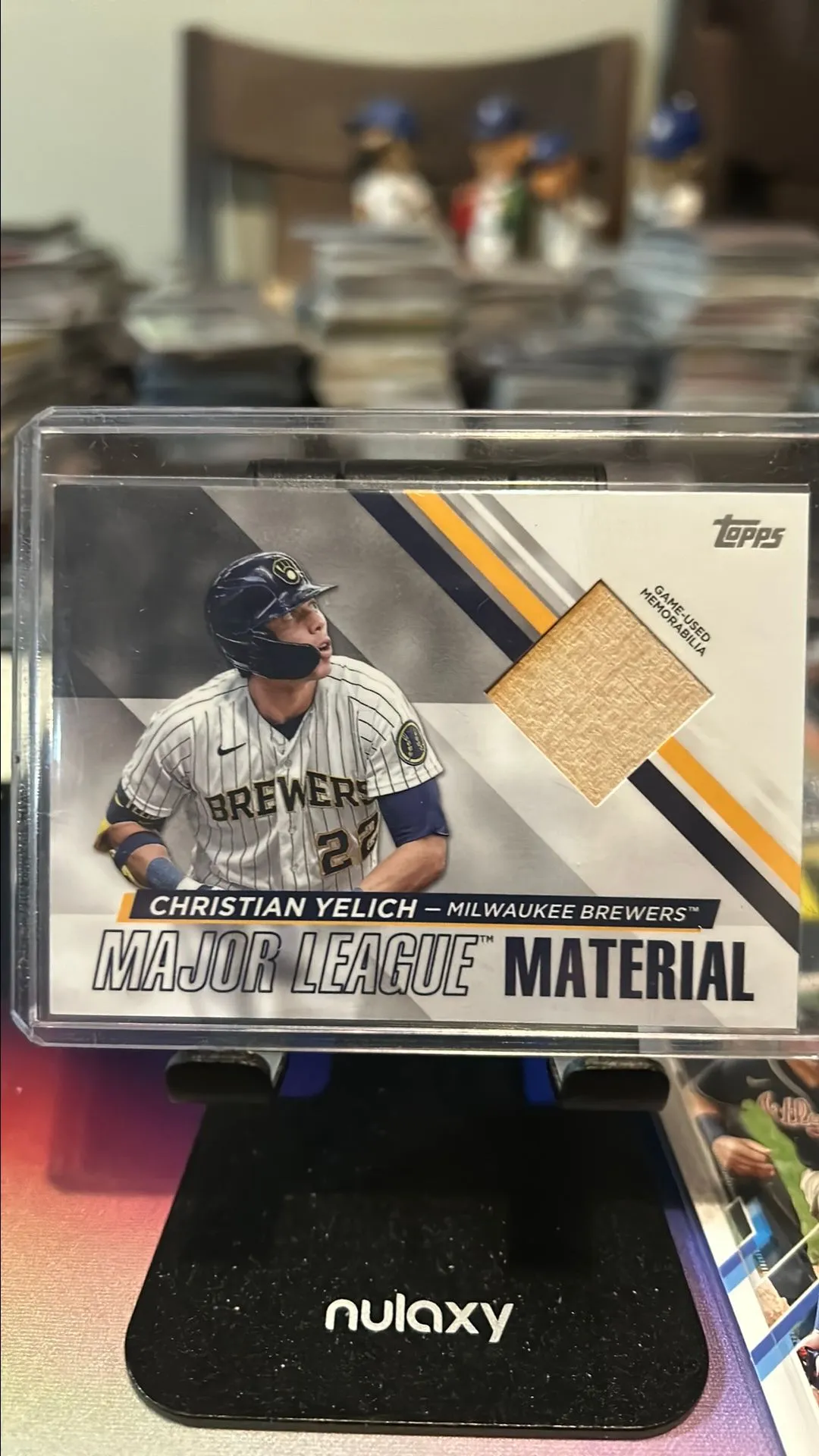 Product image for 2024 Topps Series 1 Major League Material Bat Relic Christian Yelich