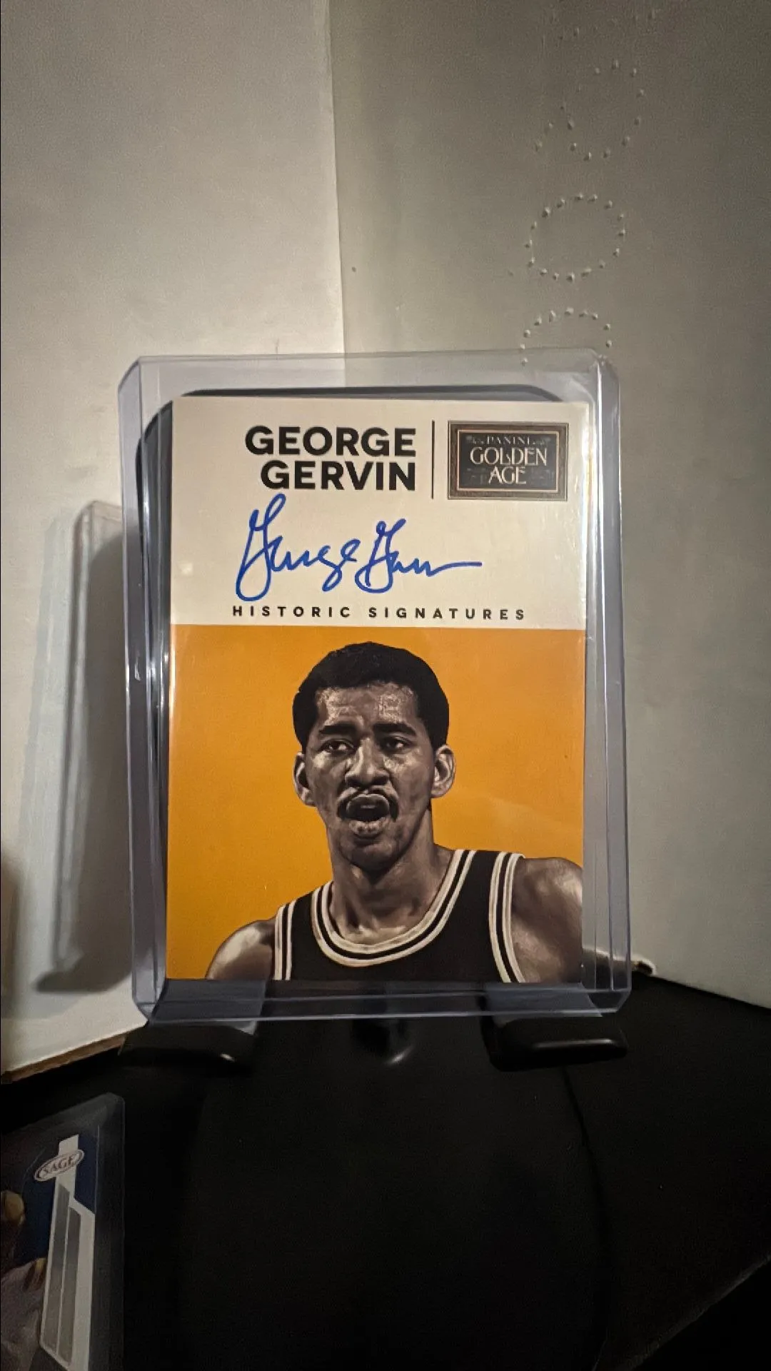 Product image for 2014 Panini Golden age George Gervin Historic Signatures autograph auto