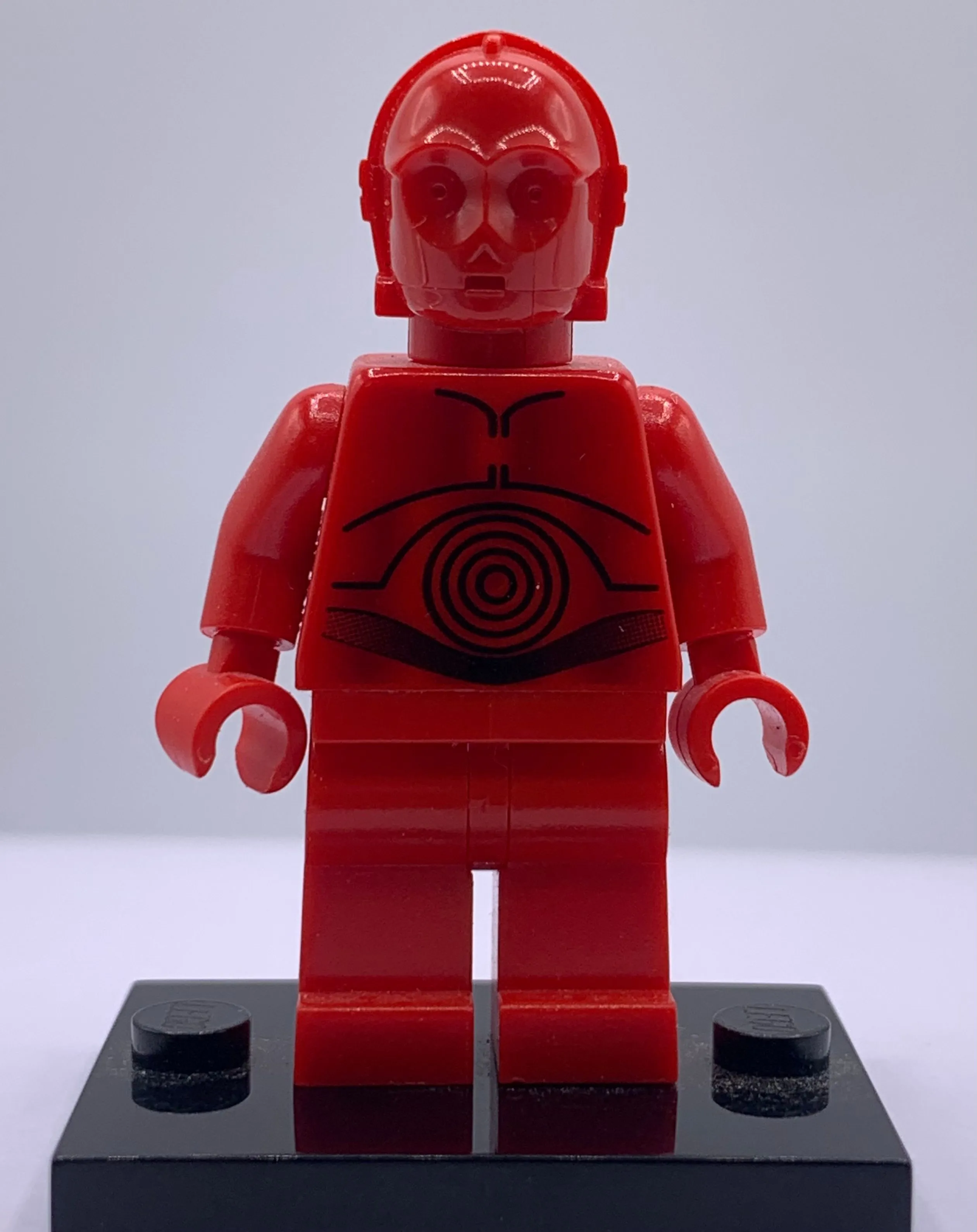 Red C3po Lego Minifigure Lego R-3PO Protocol Droid Minifigure Star