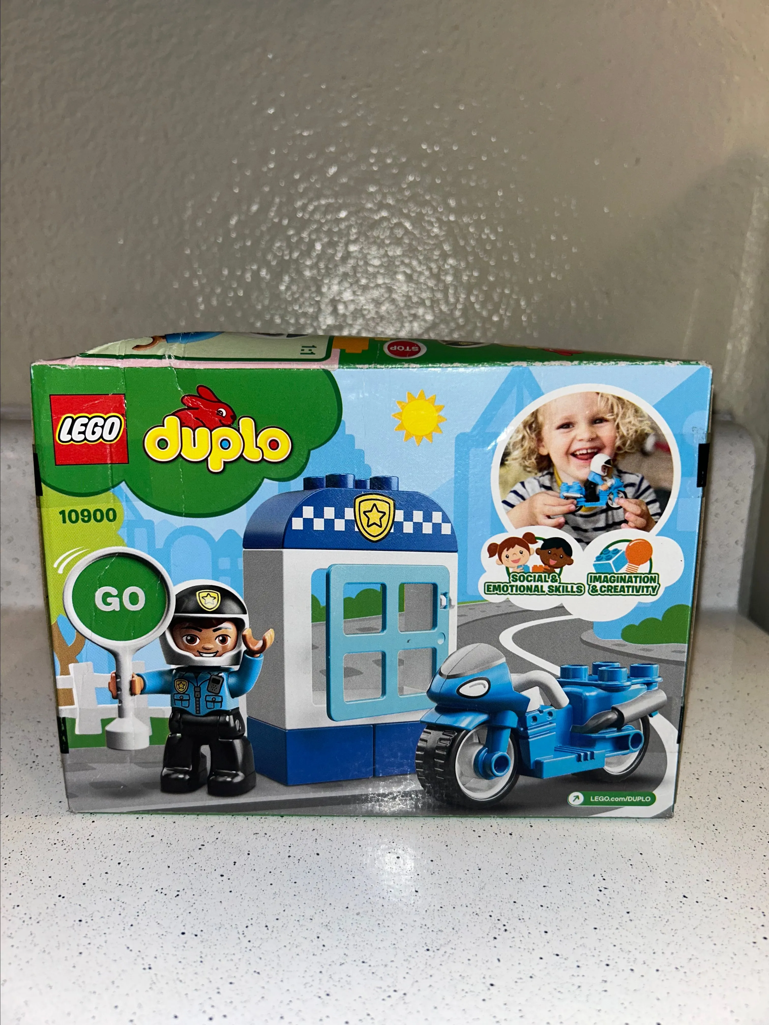 Product image for LEGO DUPLO  Police Bike -10900