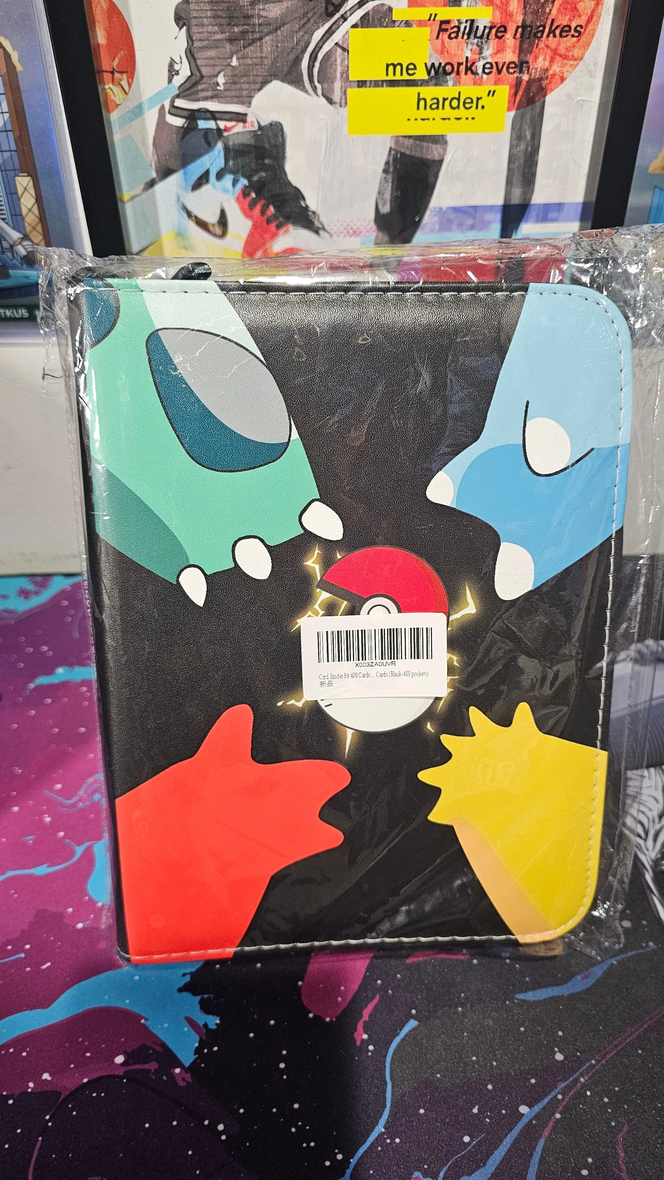 Product image for New Pokémon (Hands In Pokémon Ball) 400 Card Binder, 4 Cards Per Page