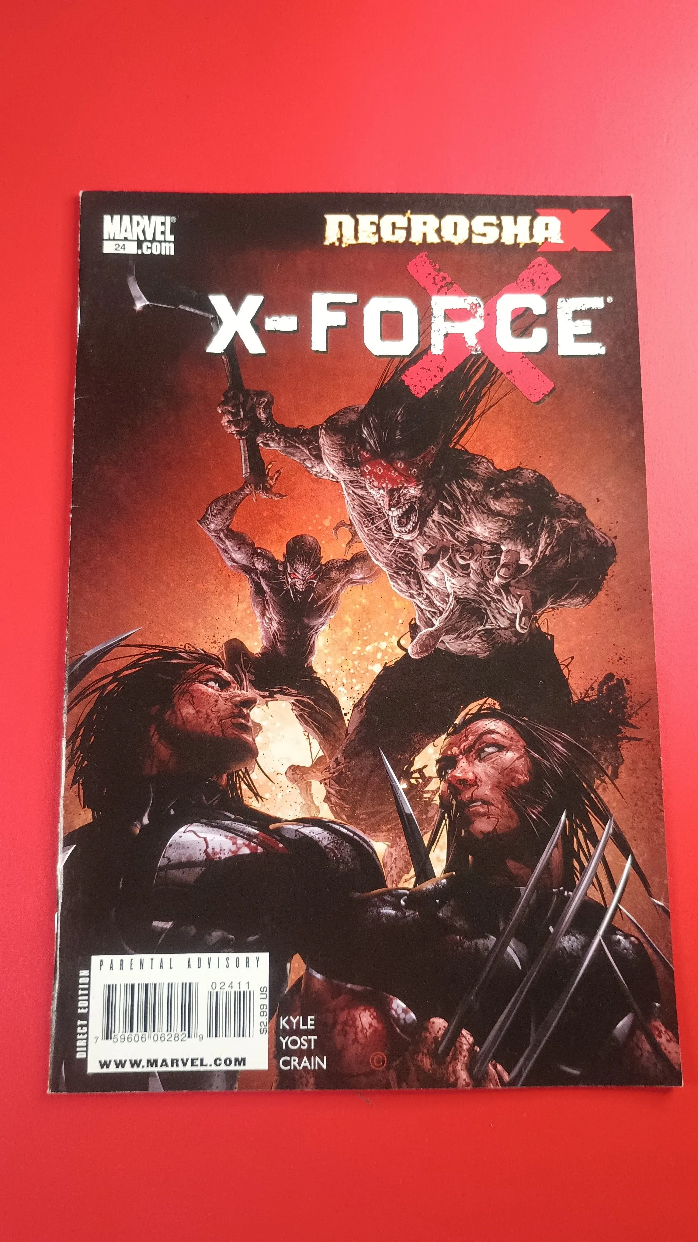 Product image for X-Force #24 Necrosha X Clayton Crain Cover 