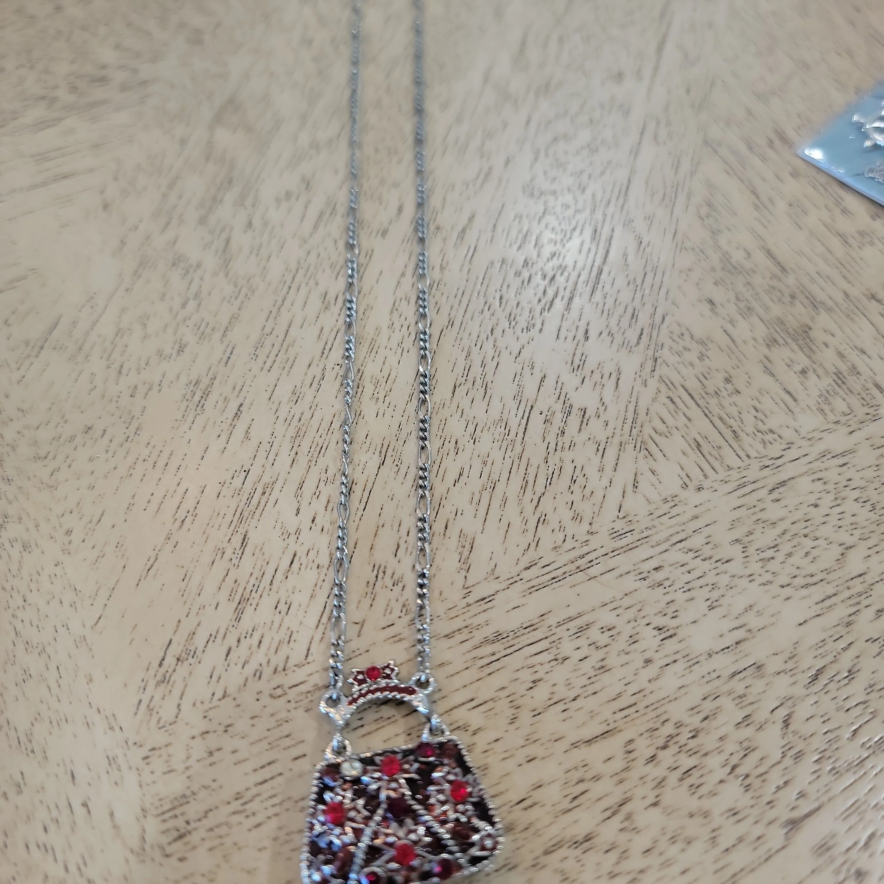 Product image for little red sparkle purse, she opens