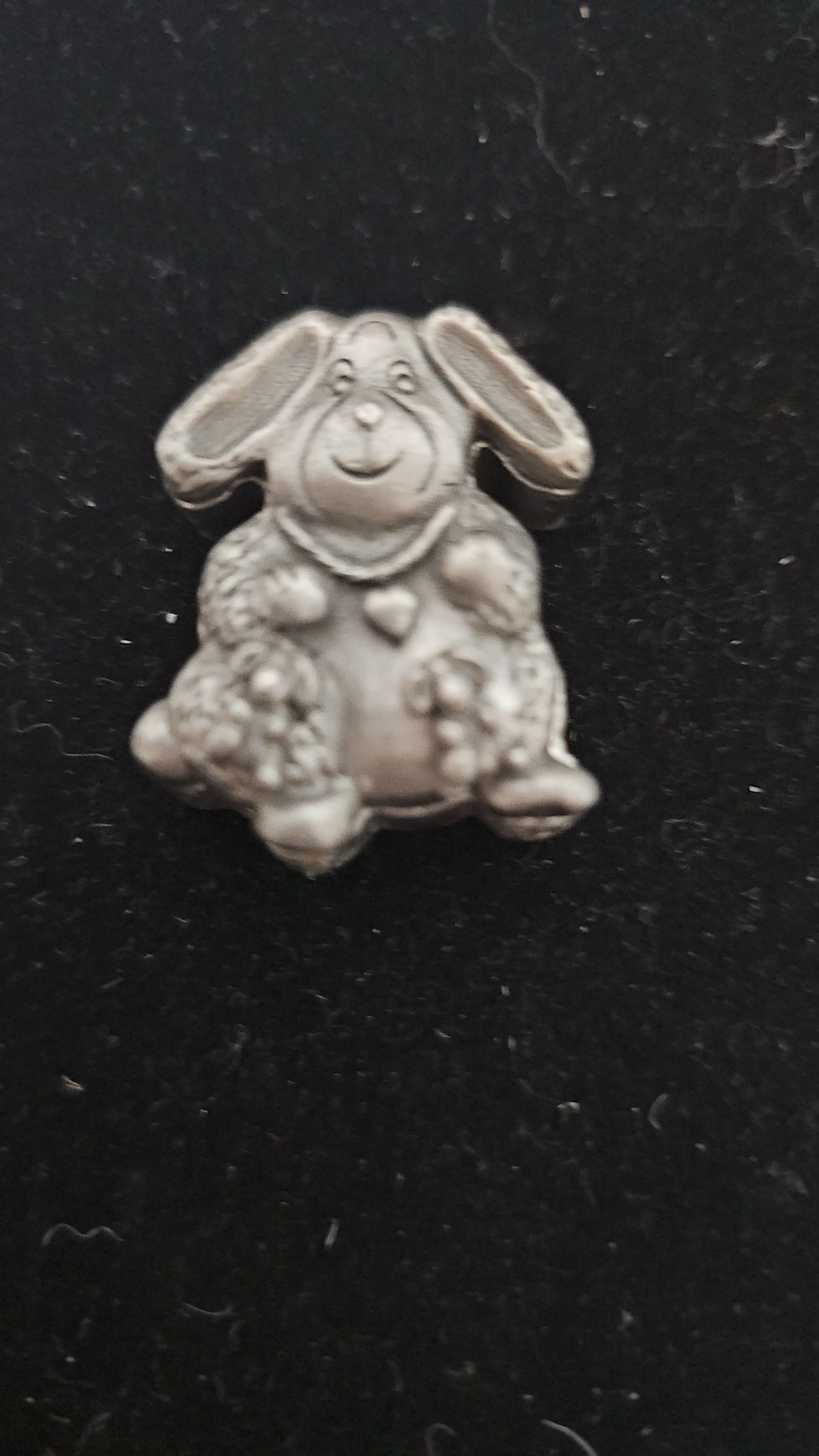 Product image for 080 Pewter Bunny box/ earrings/ brooch