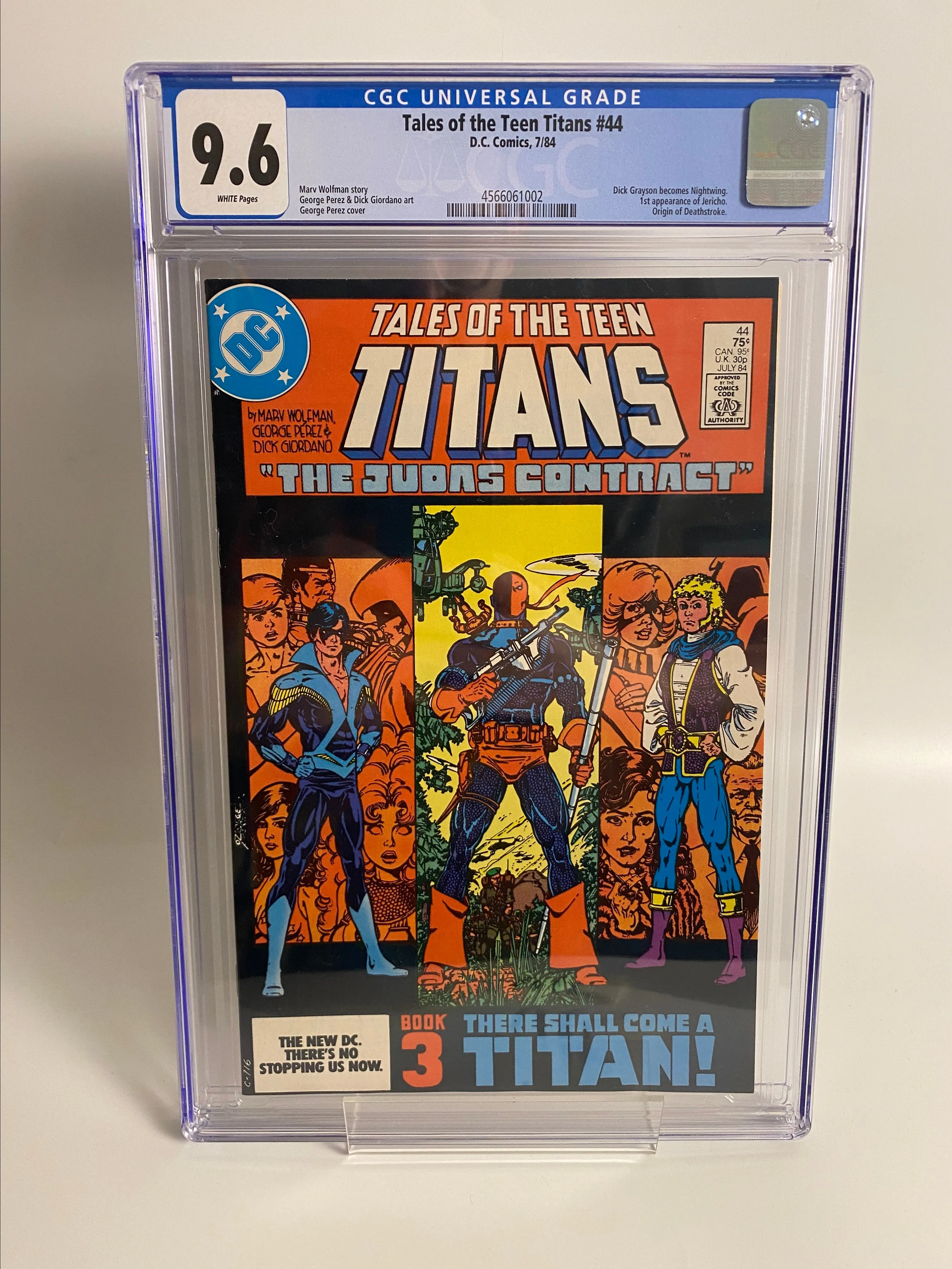 Product image for Tales of the Teen Titans #44 CGC 9.6 (1984, DC Comics) 1st appearance of NightWing! 