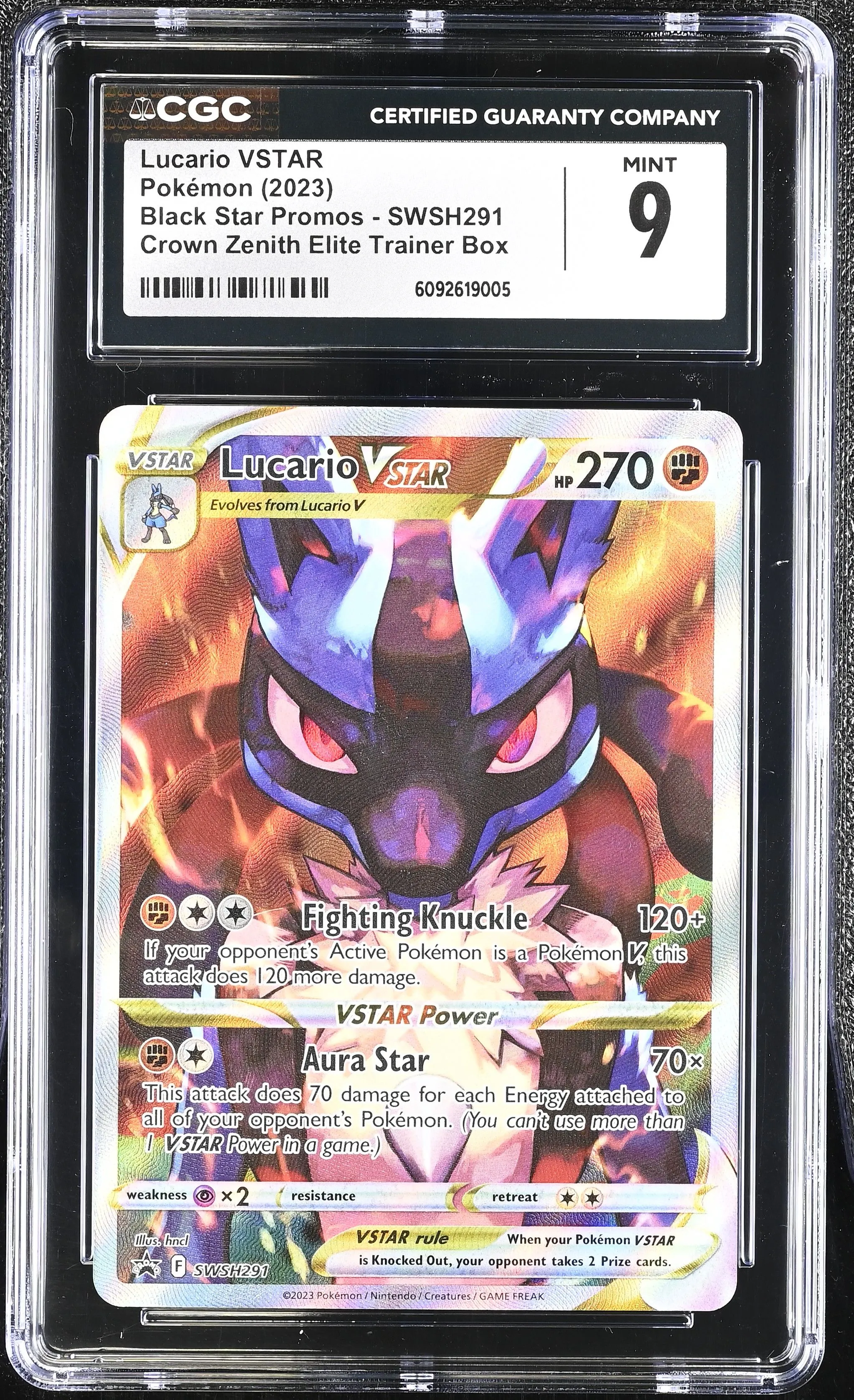 black vstar pokemon card Origin Forme Dialga Vstar SWSH256 Black Star Promo Pokemon Card main image 0