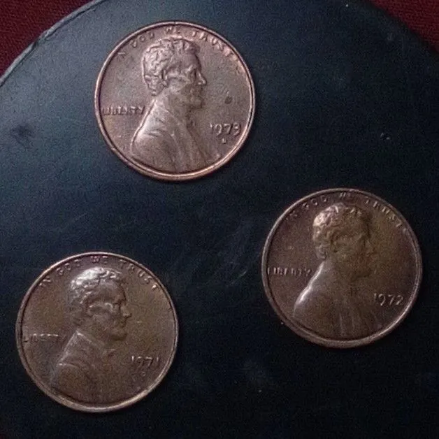 Product image for 1971-1973 Lincoln Memorial cents ddo\ddr\sto-g x 3