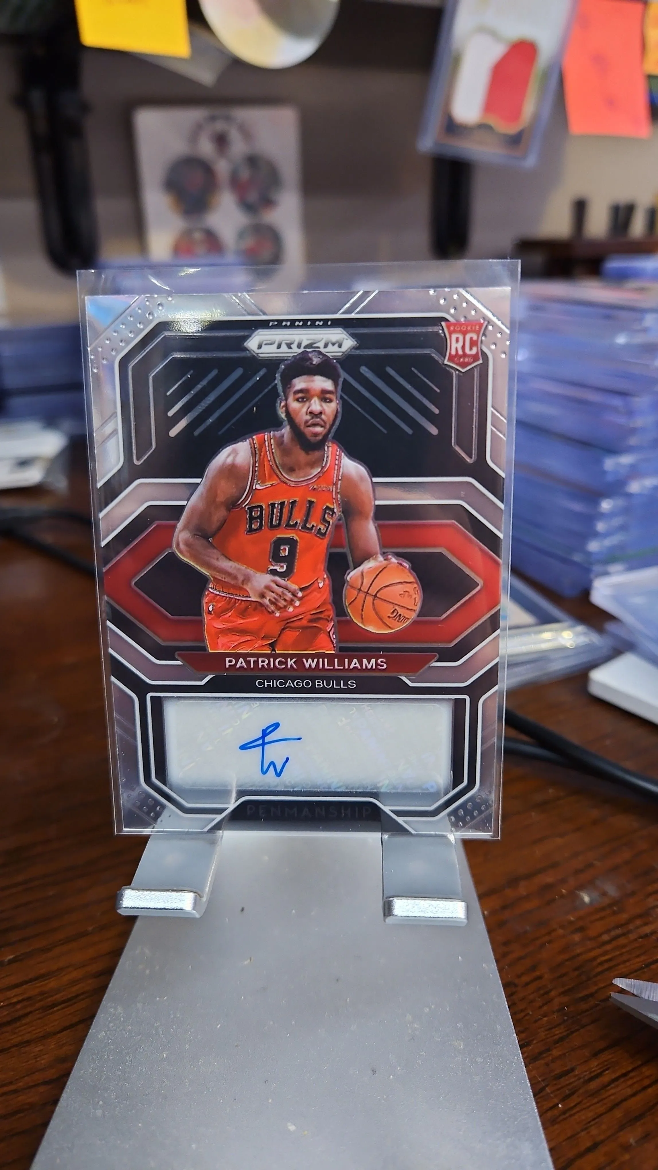 Product image for Patrick Williams Rookie Auto..2020-21 Prizm Penmanship.....Bulls