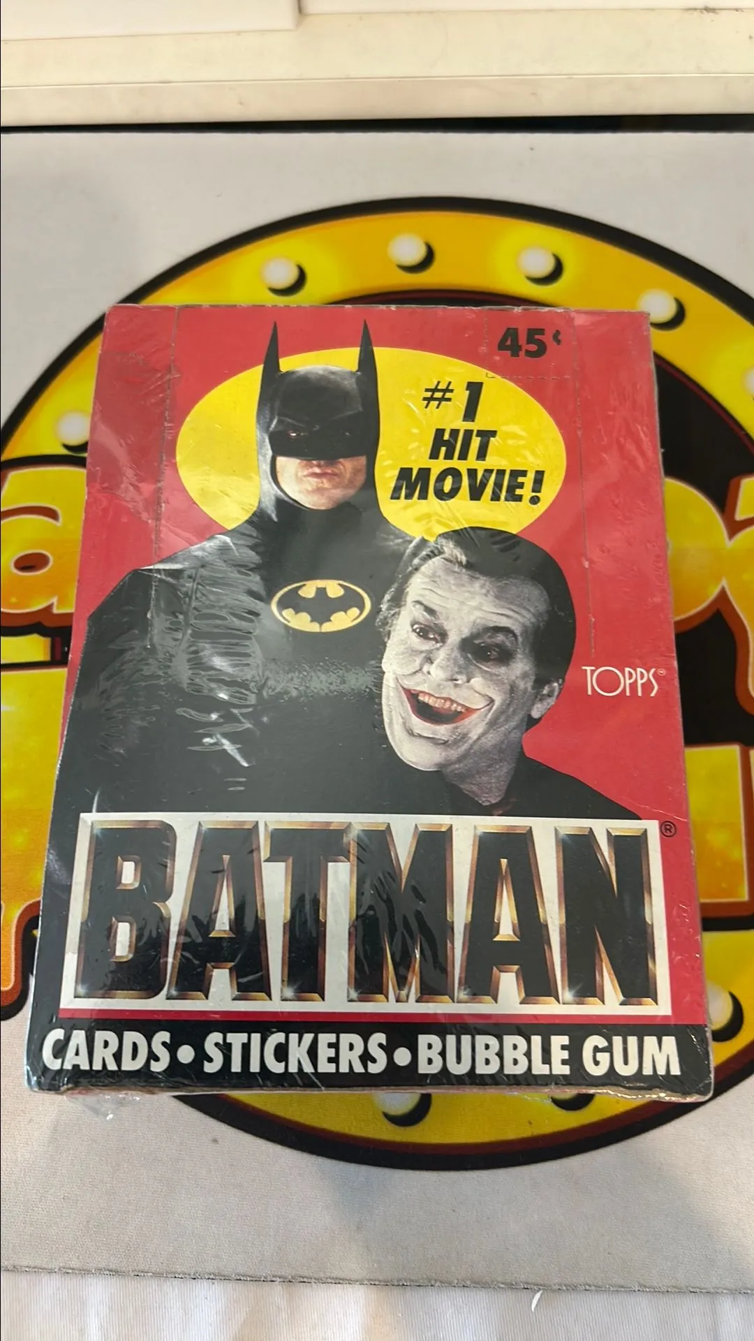 Product image for 1989 Topps Batman Trading cards sealed box