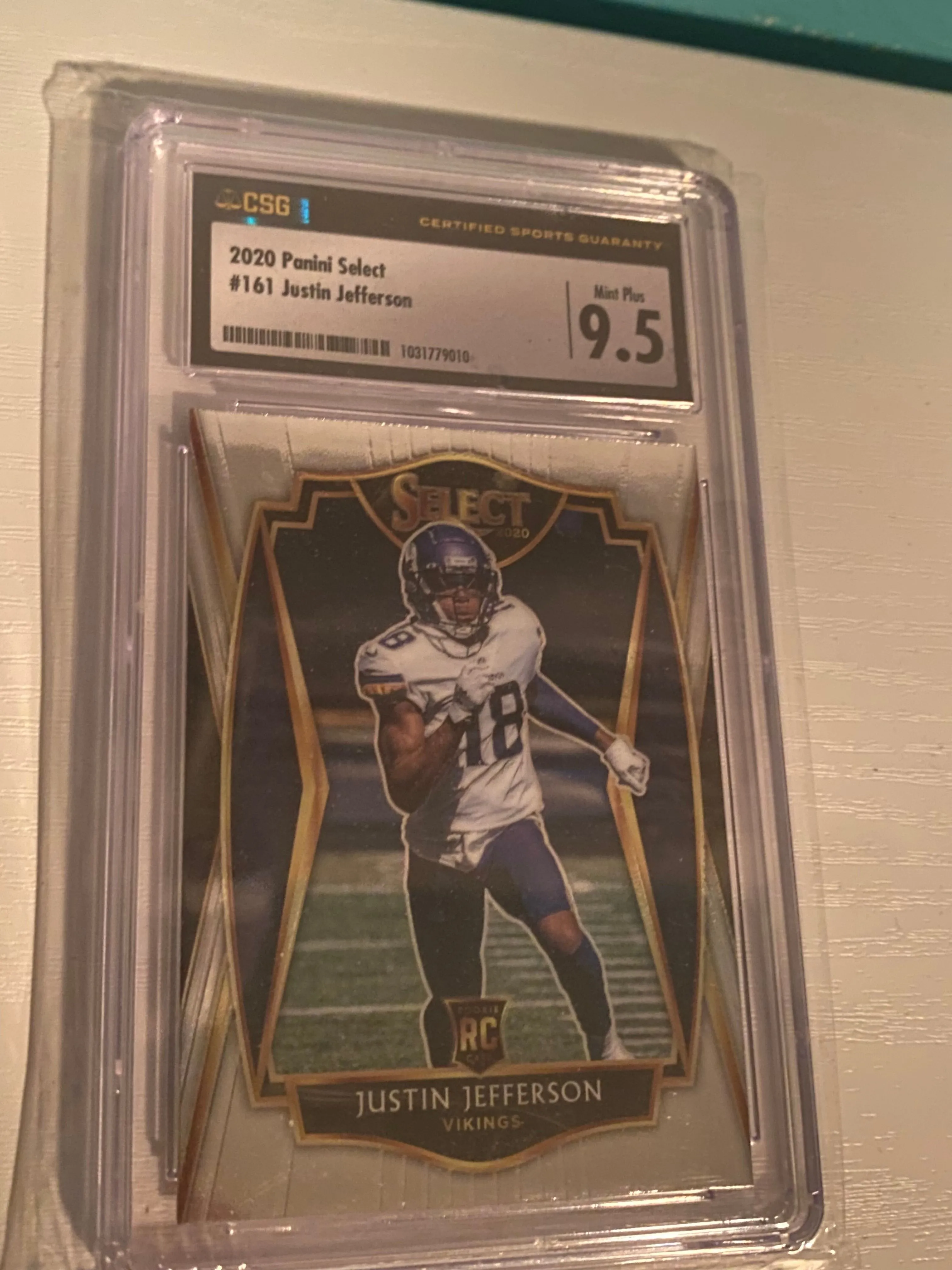 Justin Jefferson rookie card CSG 10  Whatnot: Shop, Sell, Connect