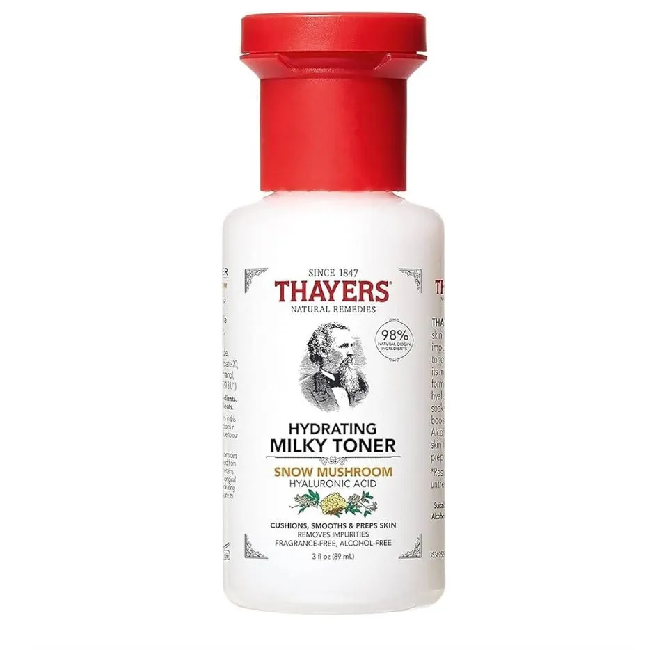 Product image for Milky Hydrating Face Toner with Snow Mushroom, Hyaluronic Acid and Elderflower, Dermatologist Recomm