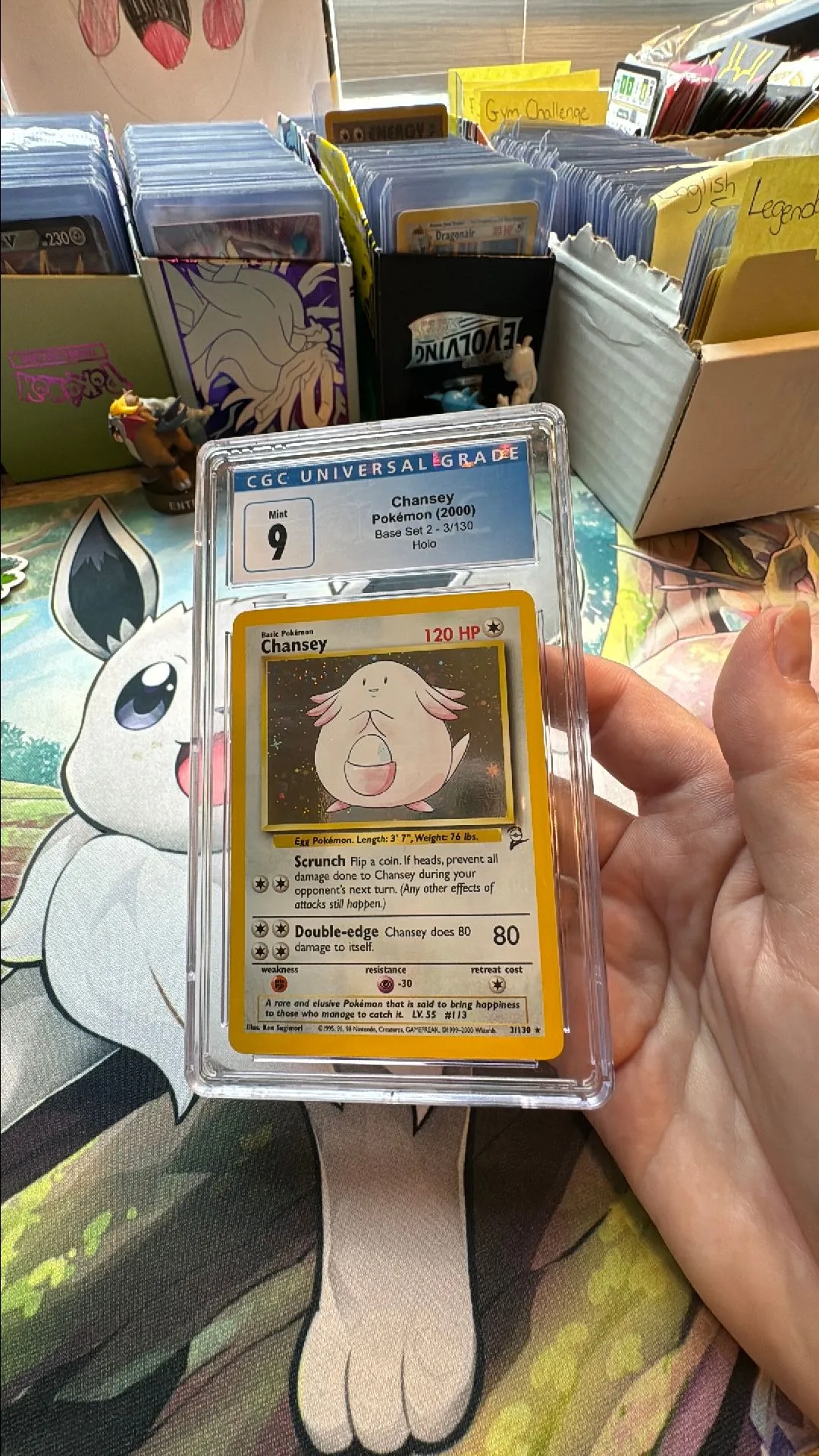 Product image for Slab - 2000 Base Set 2 Chansey Holo CGC 9