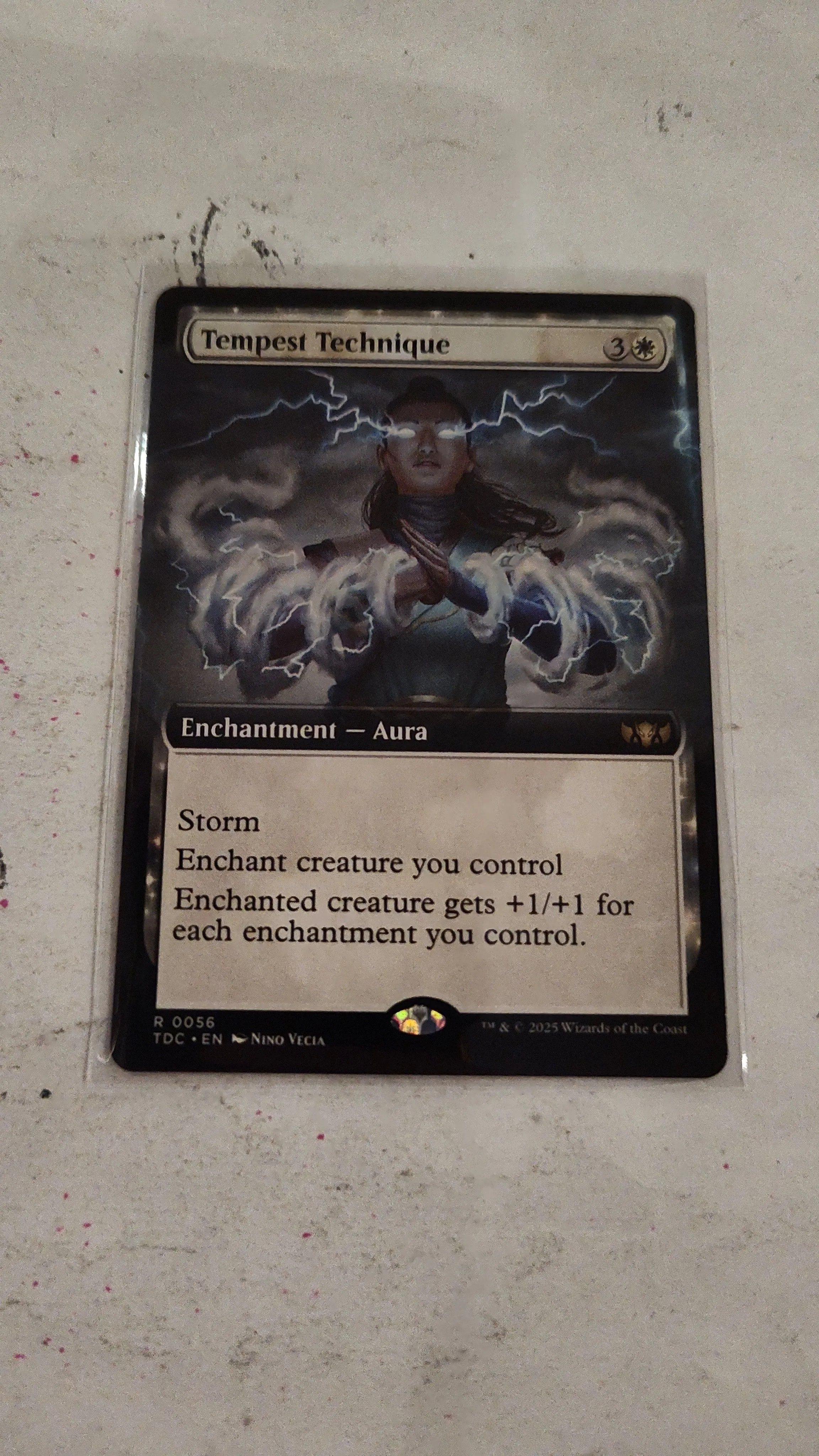Product image for MTG Tarkir Dragonstorm Borderless Tempest Technique 