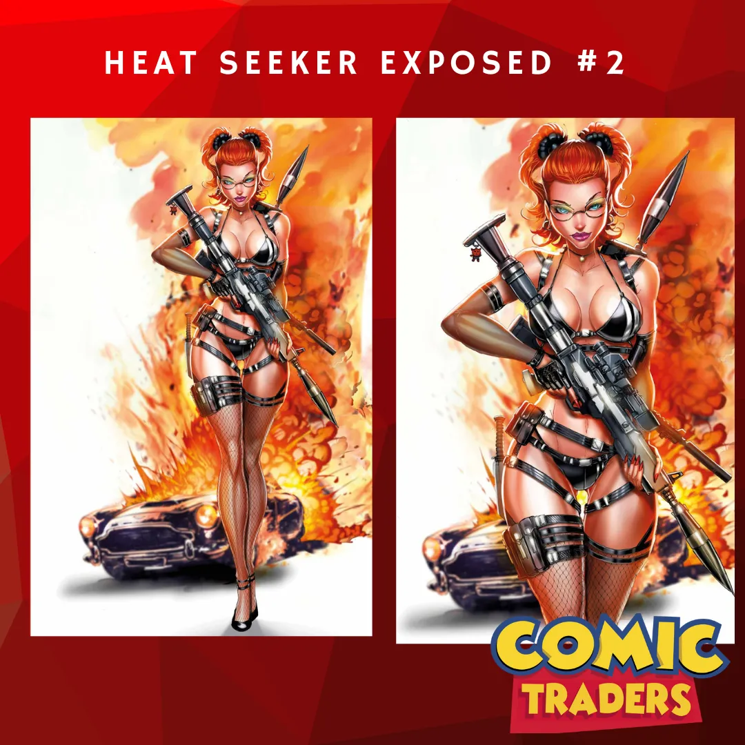 Product image for HEAT SEEKER EXPOSED GUN HONEY SERIES #2 JAMIE TYNDALL EXCLUSIVE VIRGIN VARIANT 2 PACK