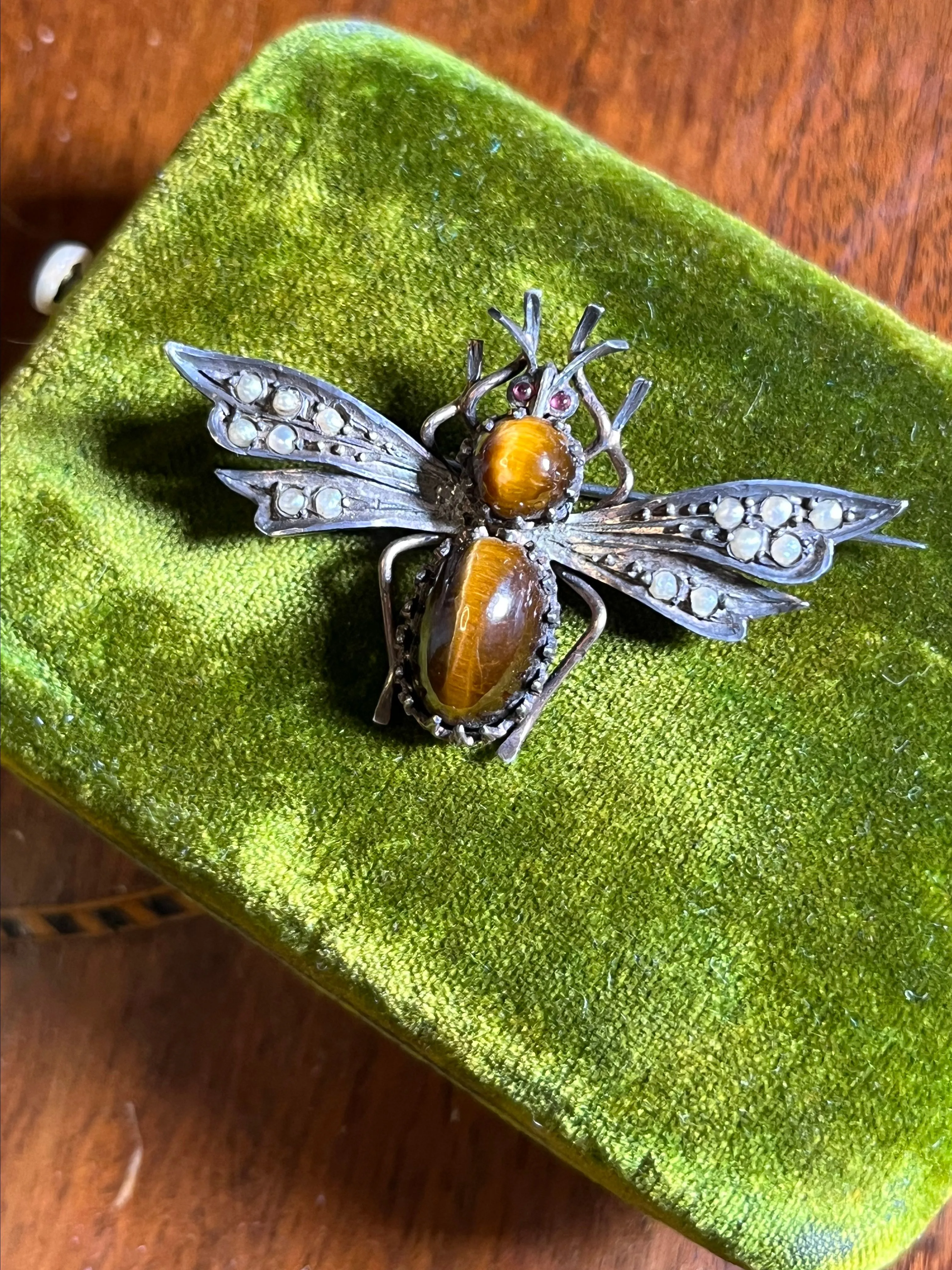 Product image for Victorian Silver Bug Brooch
