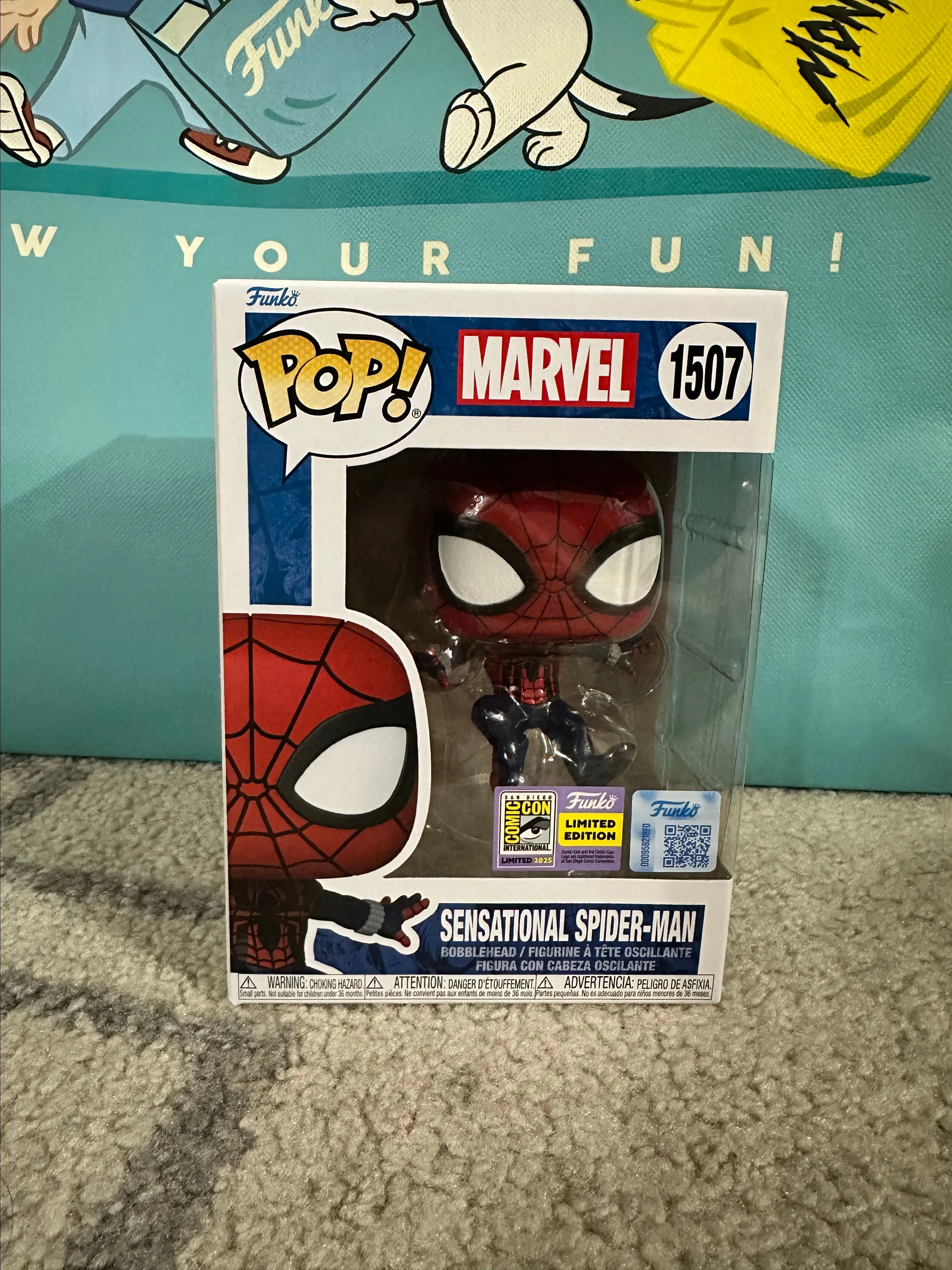 Product image for SDCC 2025 Exclusive Sensational Spider-Man #1507