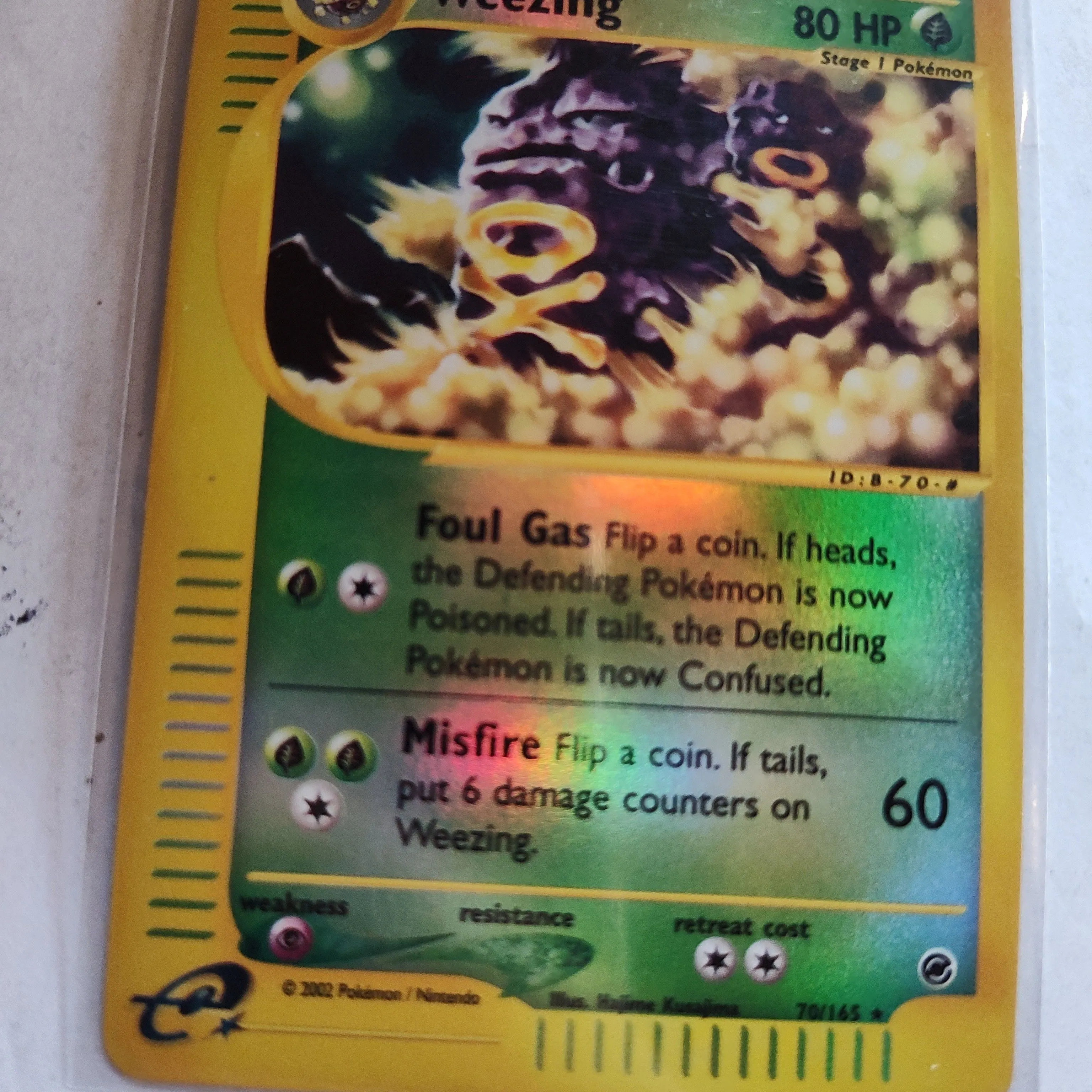 Product image for Pokemon Reverse Holo Weezing 70/165