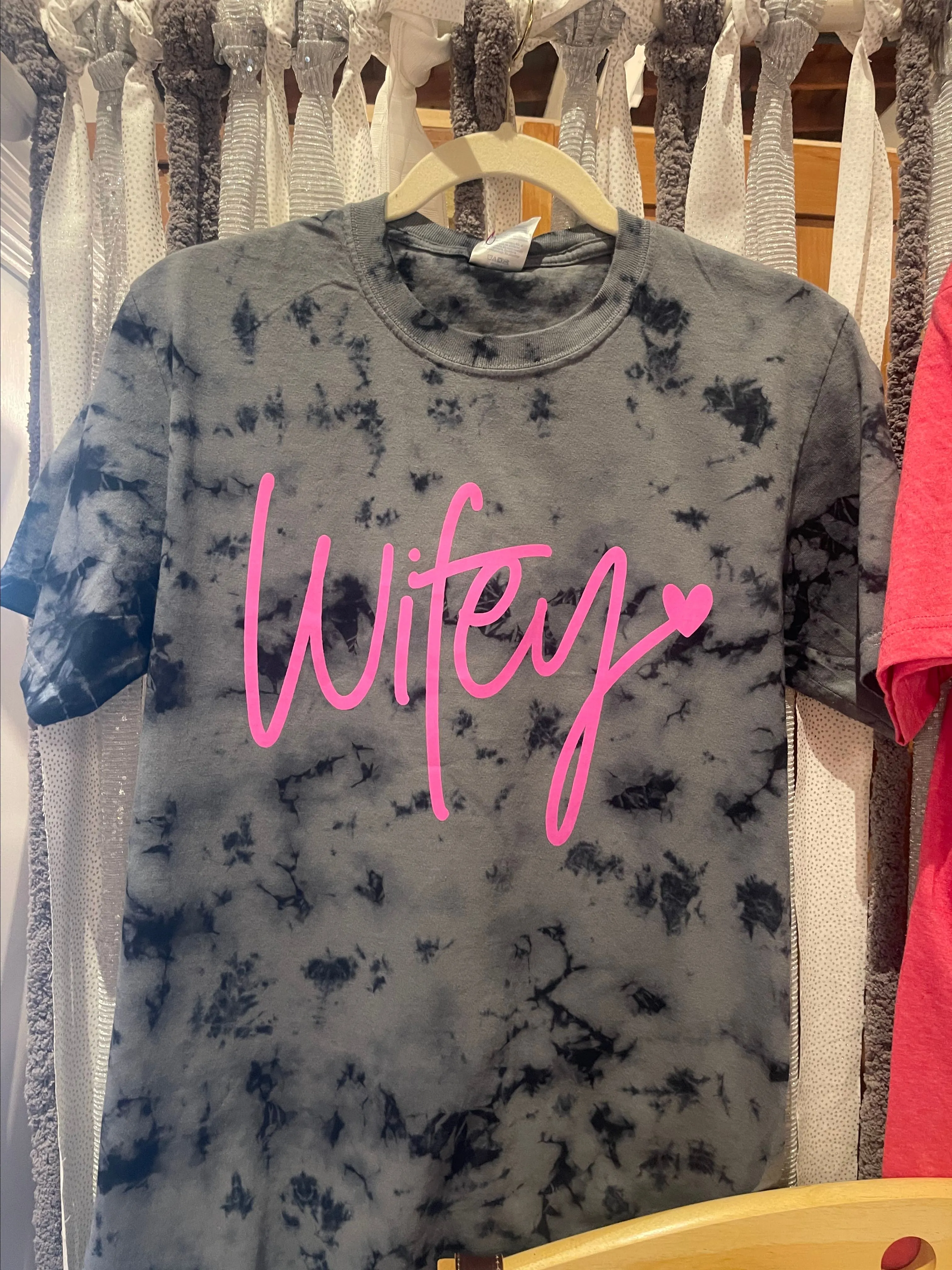 Product image for Tie Dye Black/Grey T Shirt