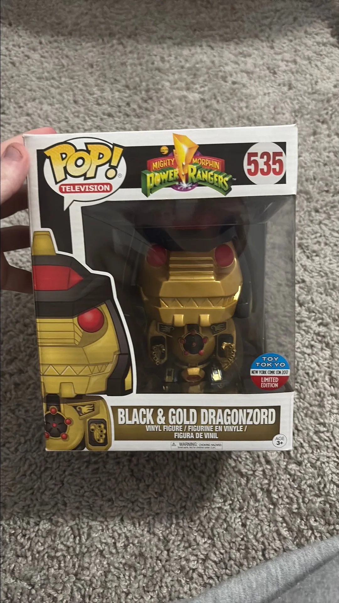 Product image for Black and gold dragonzord 535
