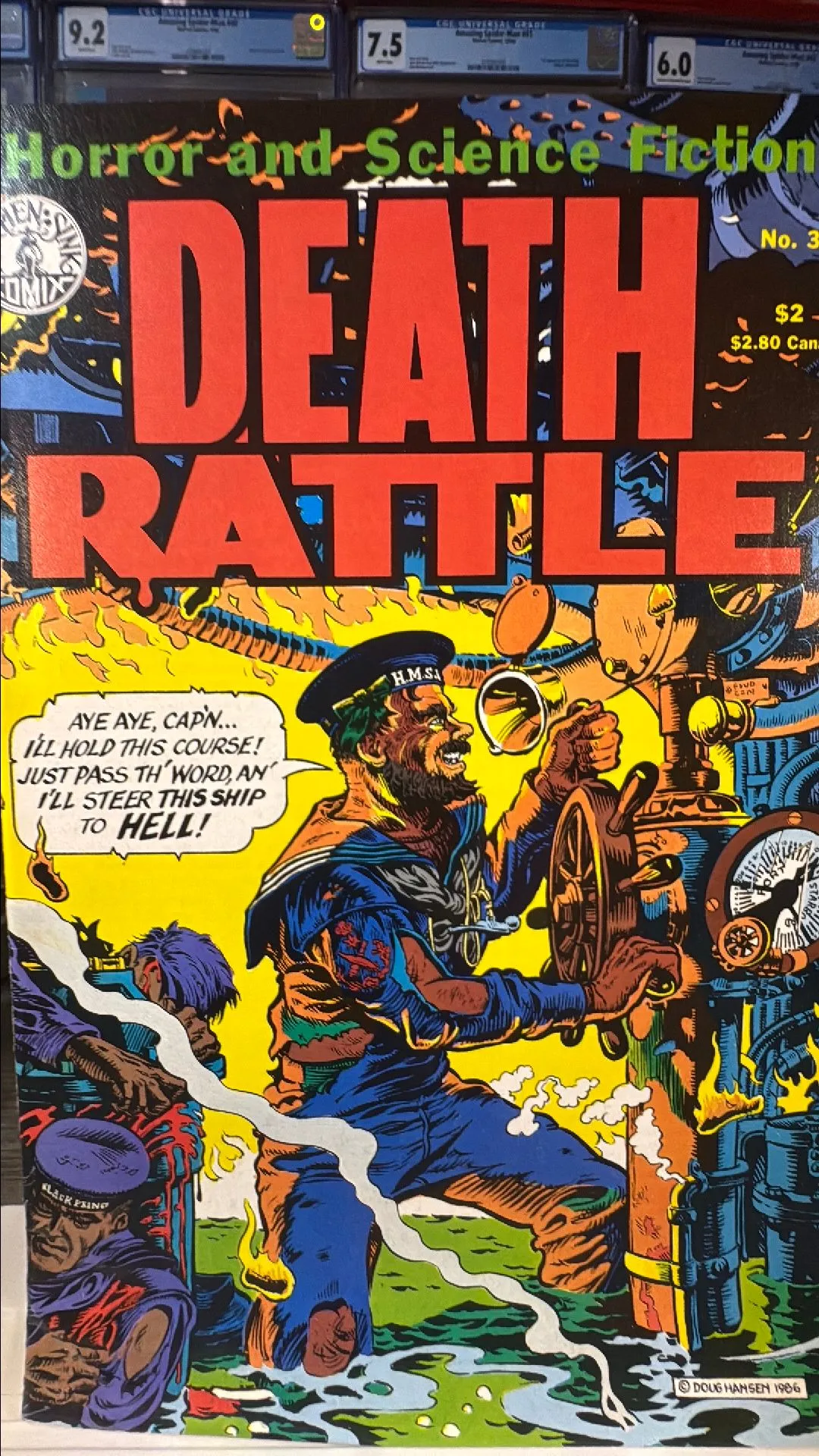 Product image for Death Rattle #3 1986 NM-