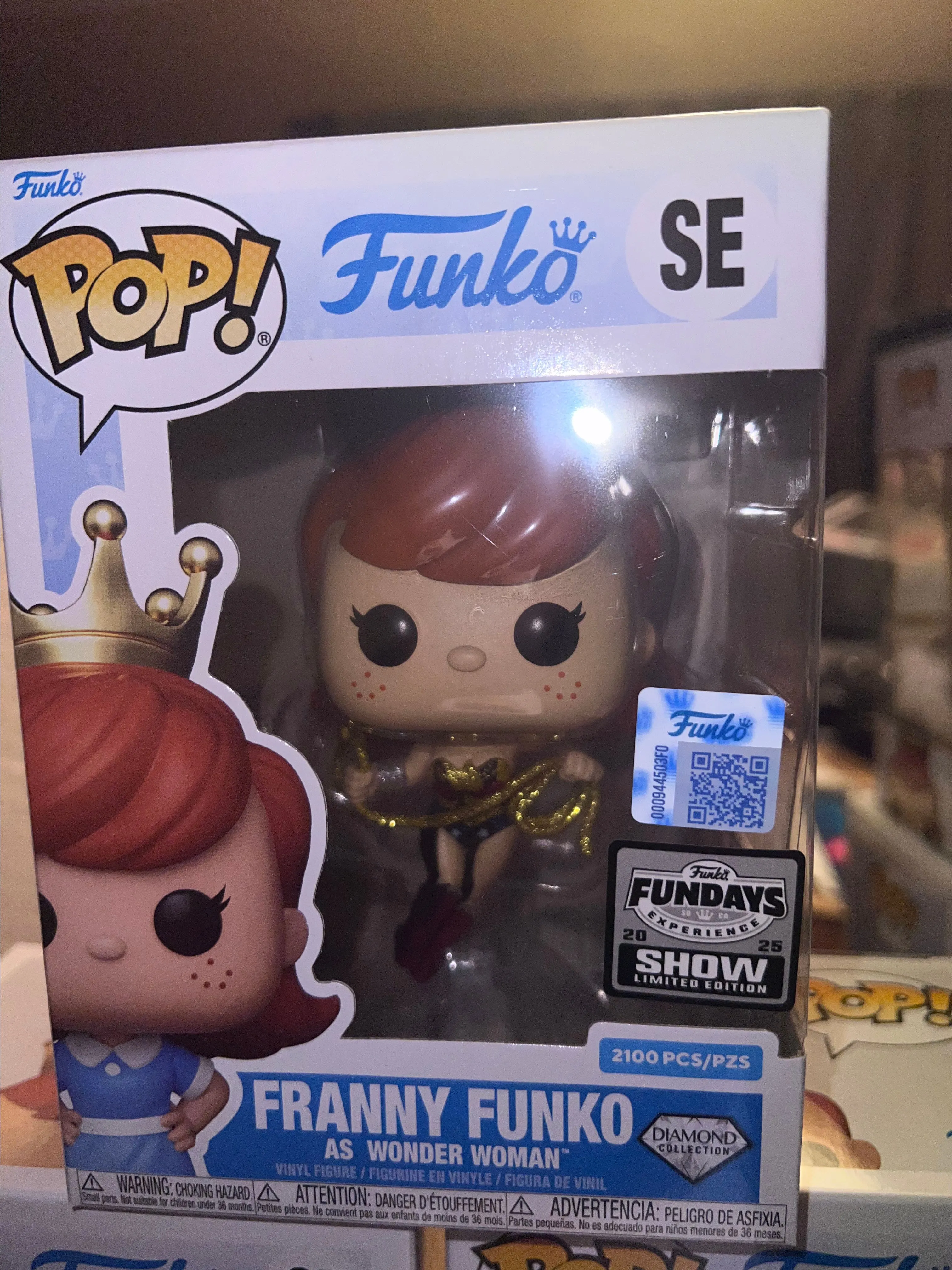 Product image for Fundays 2025 Franny Funko as Wonder Woman Diamond