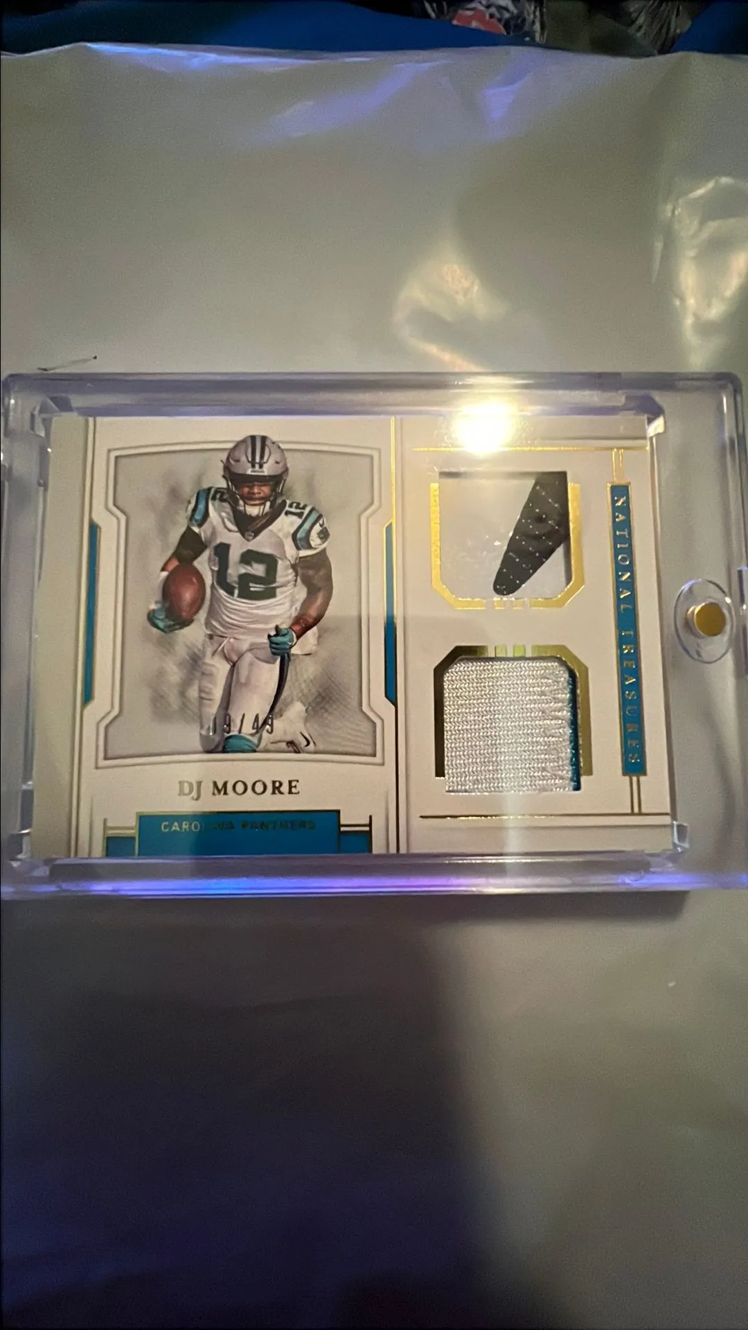 Product image for D.J. Moore National Treasures Rookie Patch