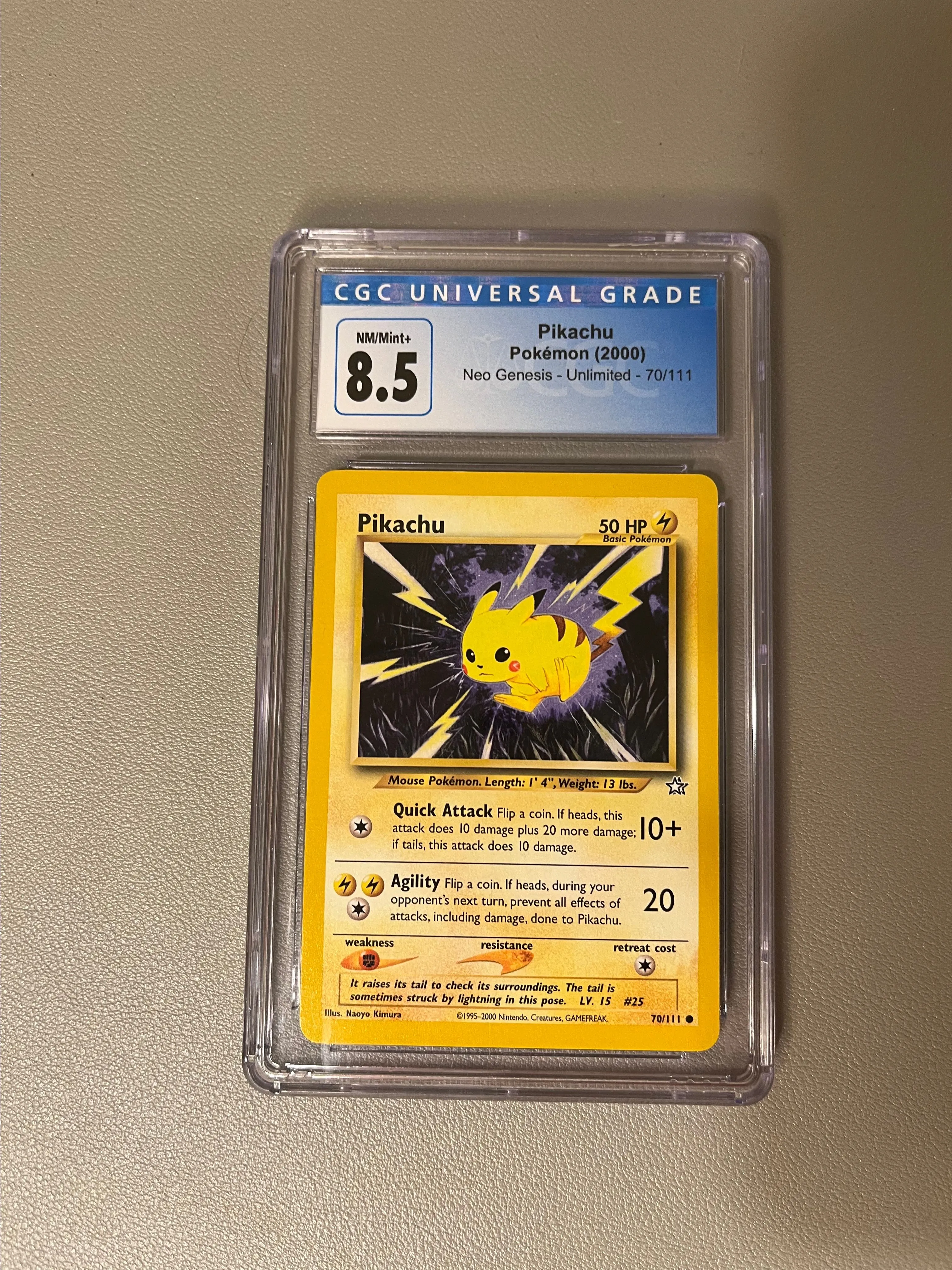 Product image for Pikachu Slab CGC 8.5
