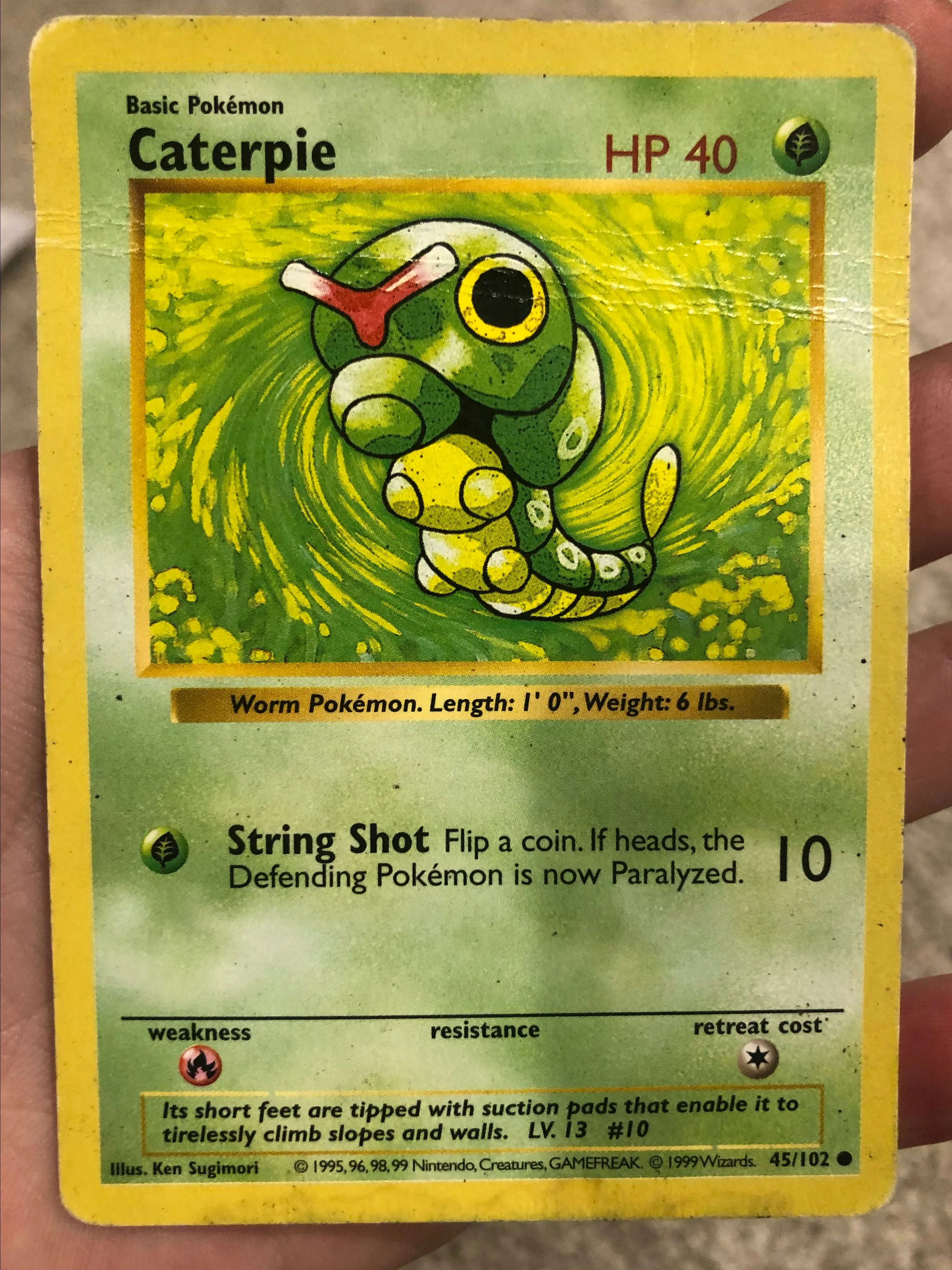 Caterpie Pokmon Card  Whatnot: Shop, Sell, Connect