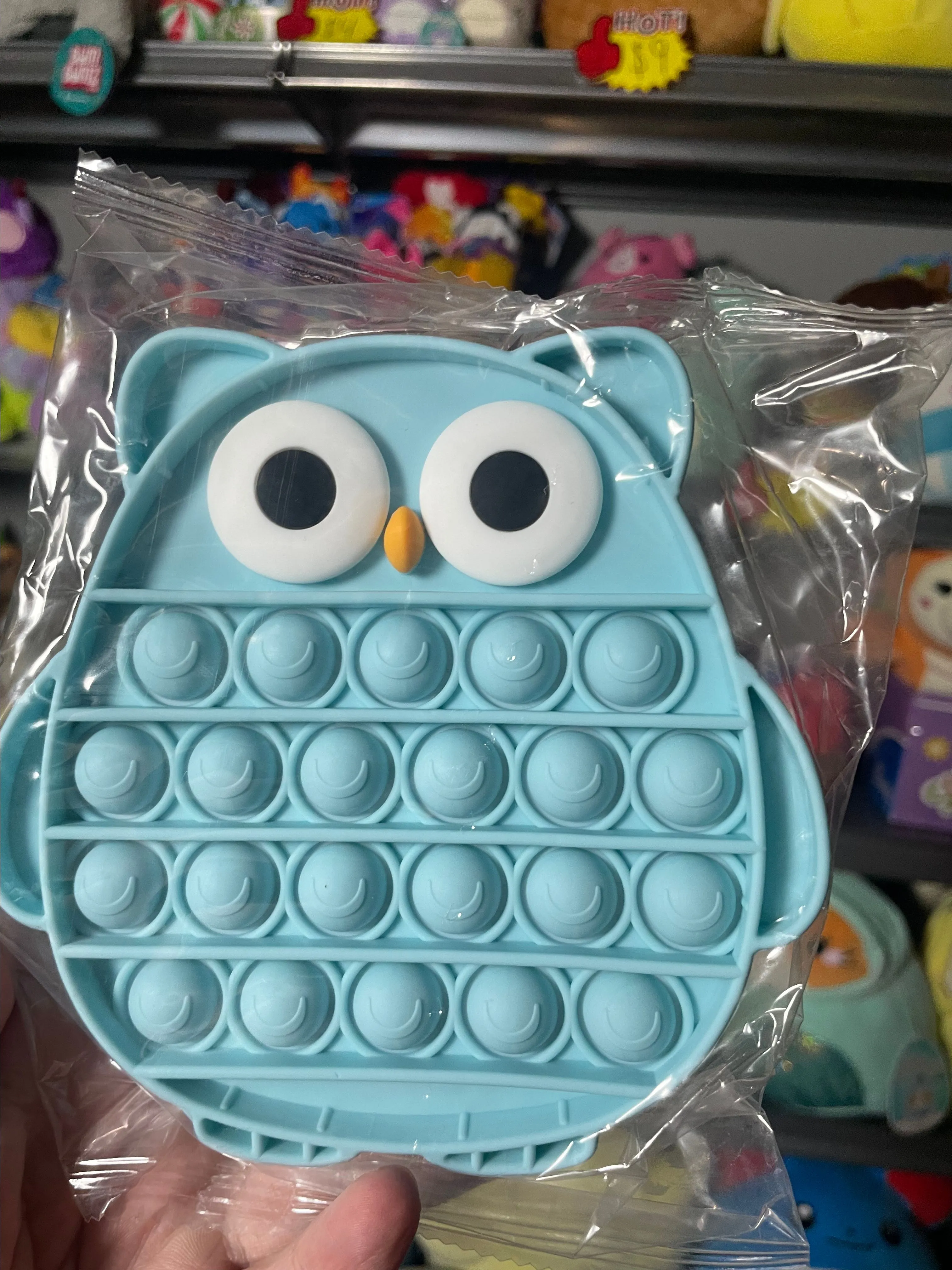 Product image for POP-IT FIDGET SENSORY TOY OWL