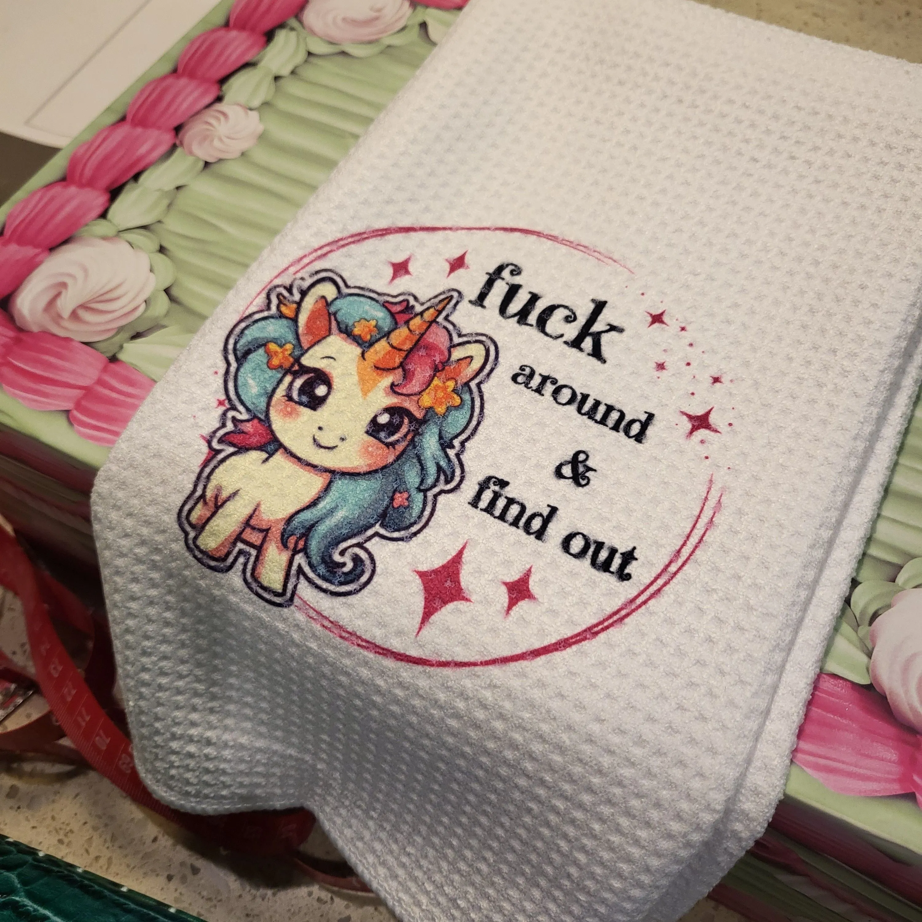 Product image for fuck around and find out towel malarkey