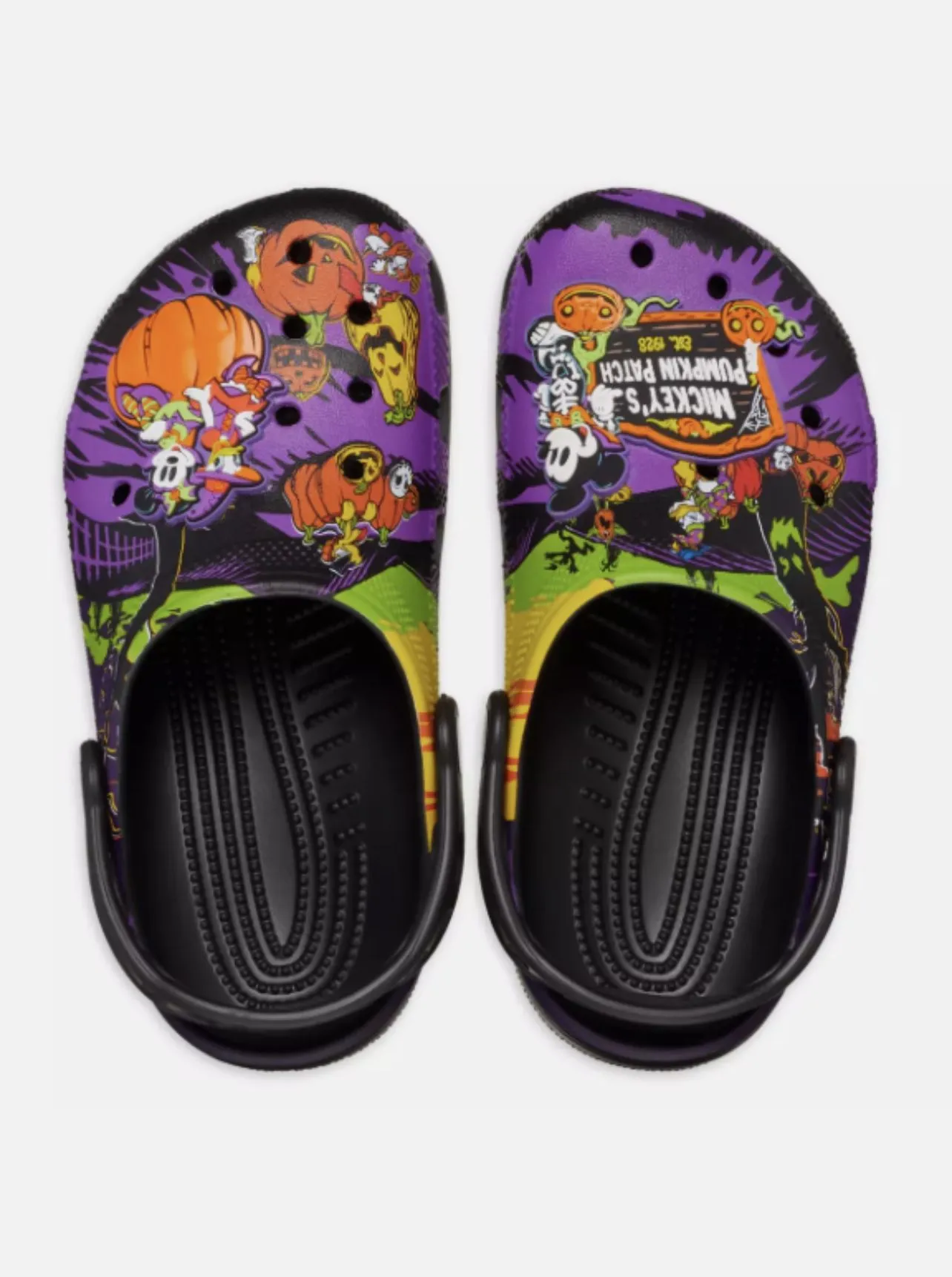 Product image for Disney Parks Mickey Mouse & Friends Halloween Clogs Crocs Kids C9 New With Tags