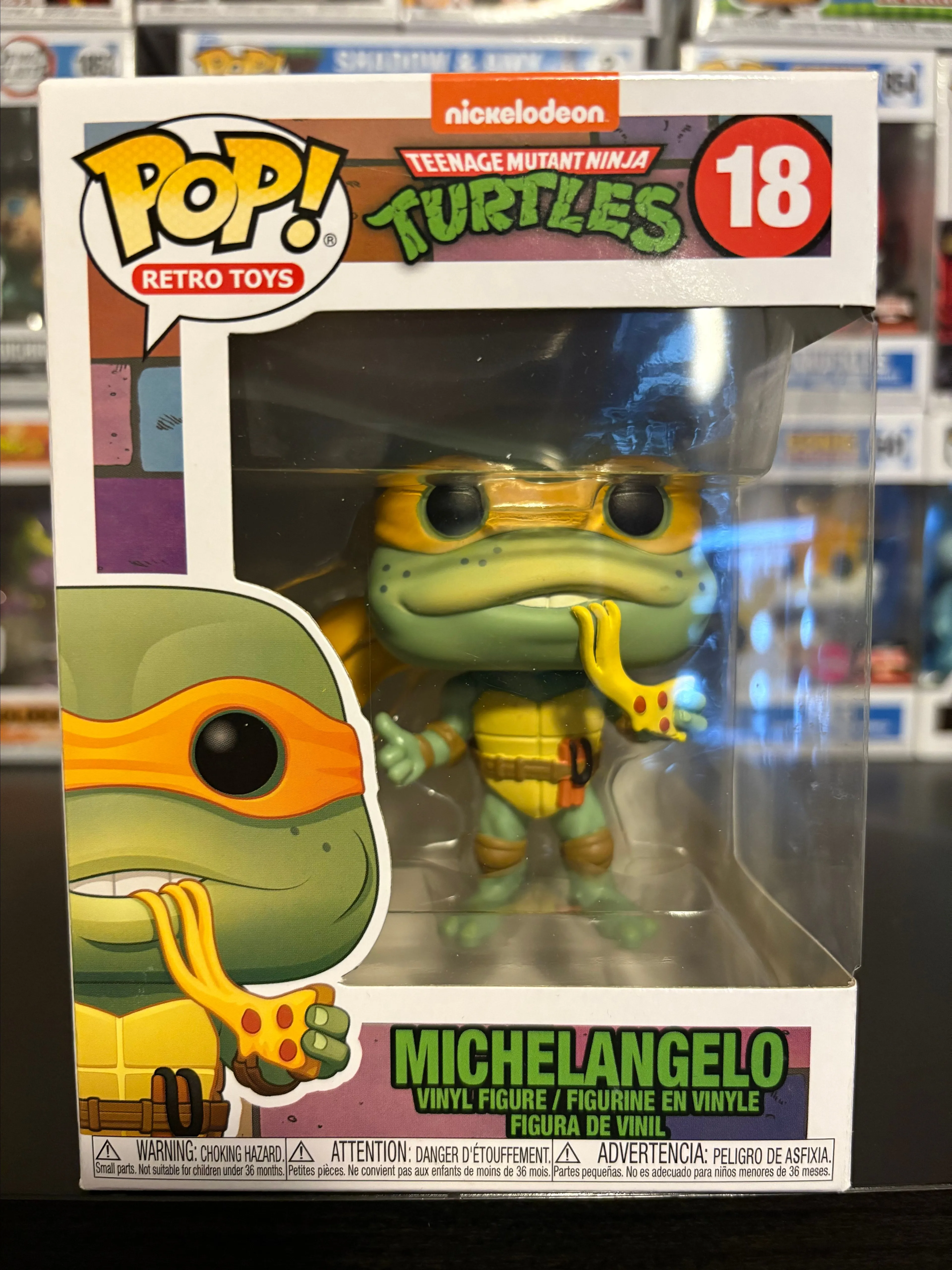 Product image for (Retro Toys)Ninja Turtles Michelangelo 18