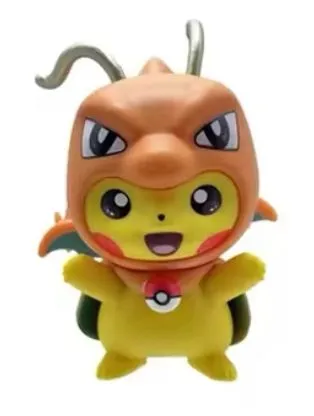Product image for Poncho Pikachu Dragonite figure